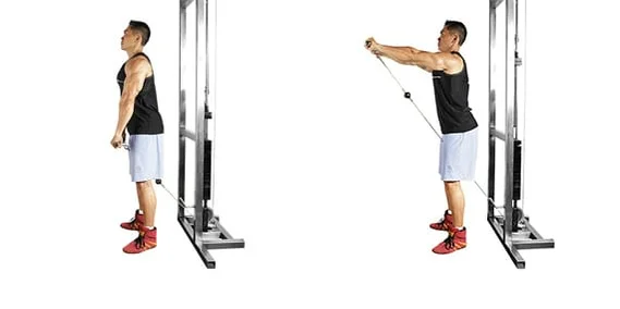 cable front raise