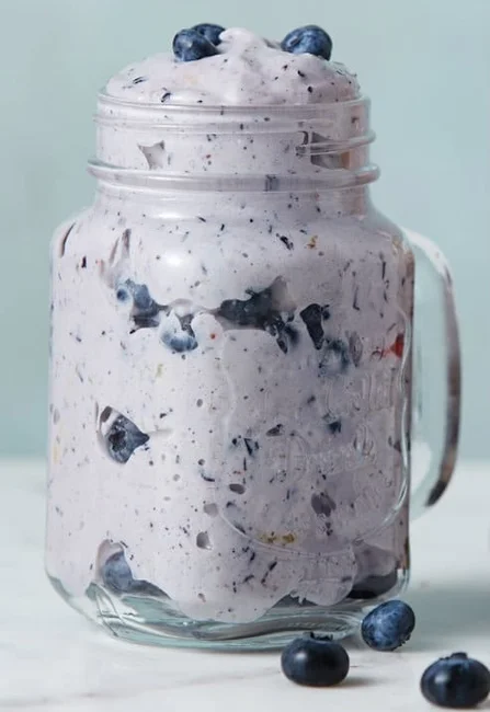 blueberry protein fluff