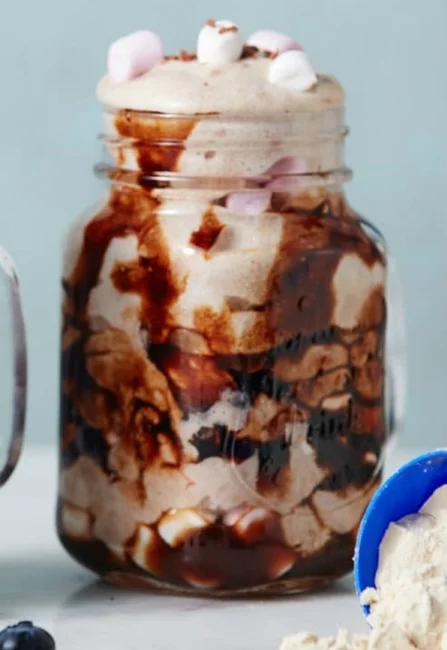 rocky road protein fluff