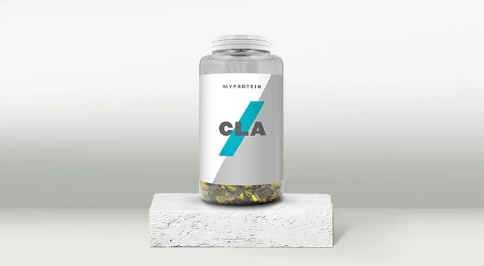 Pot of CLA tablets