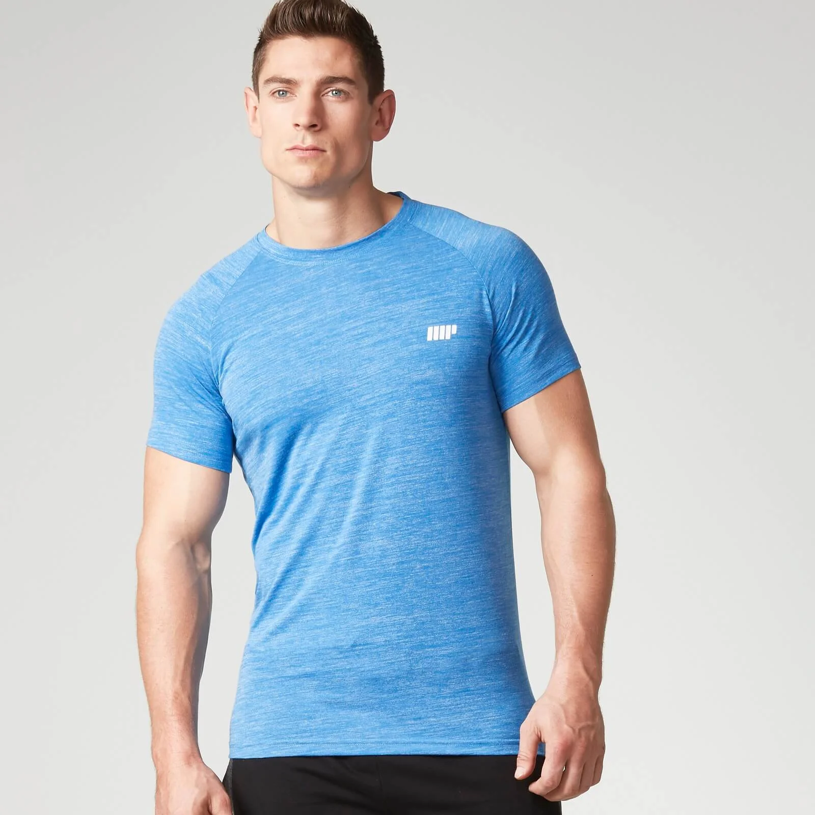 Myprotein Performance Short Sleeve Top - S - أزرق الصورة 1