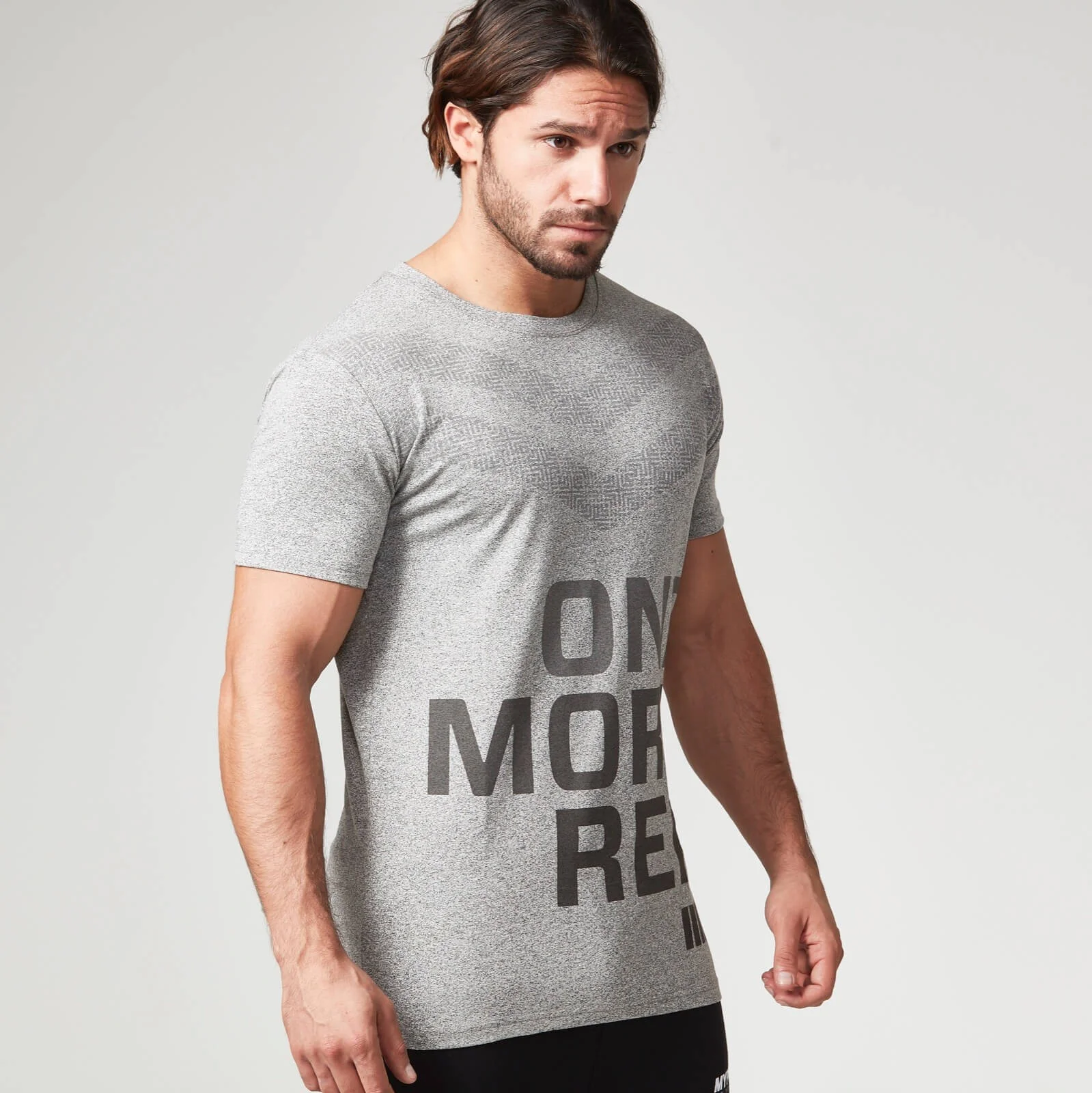 Myprotein Men's Performance Slogan T-Shirt - Grey الصورة 1