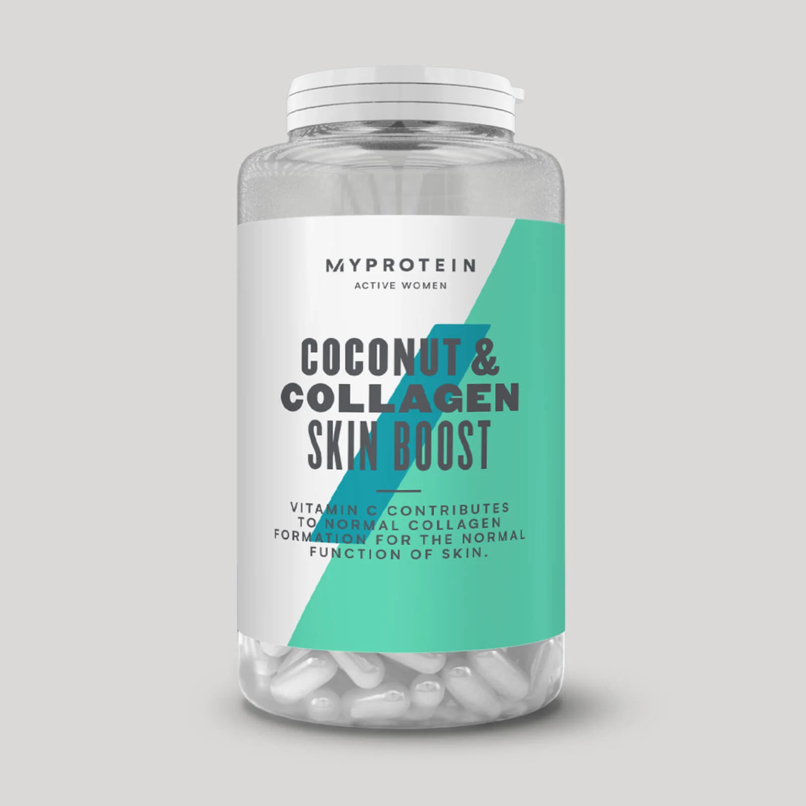 تعزيز البشرة بجوز الهند والكولاجين - 60capsules - بدون نكهة الصورة 1