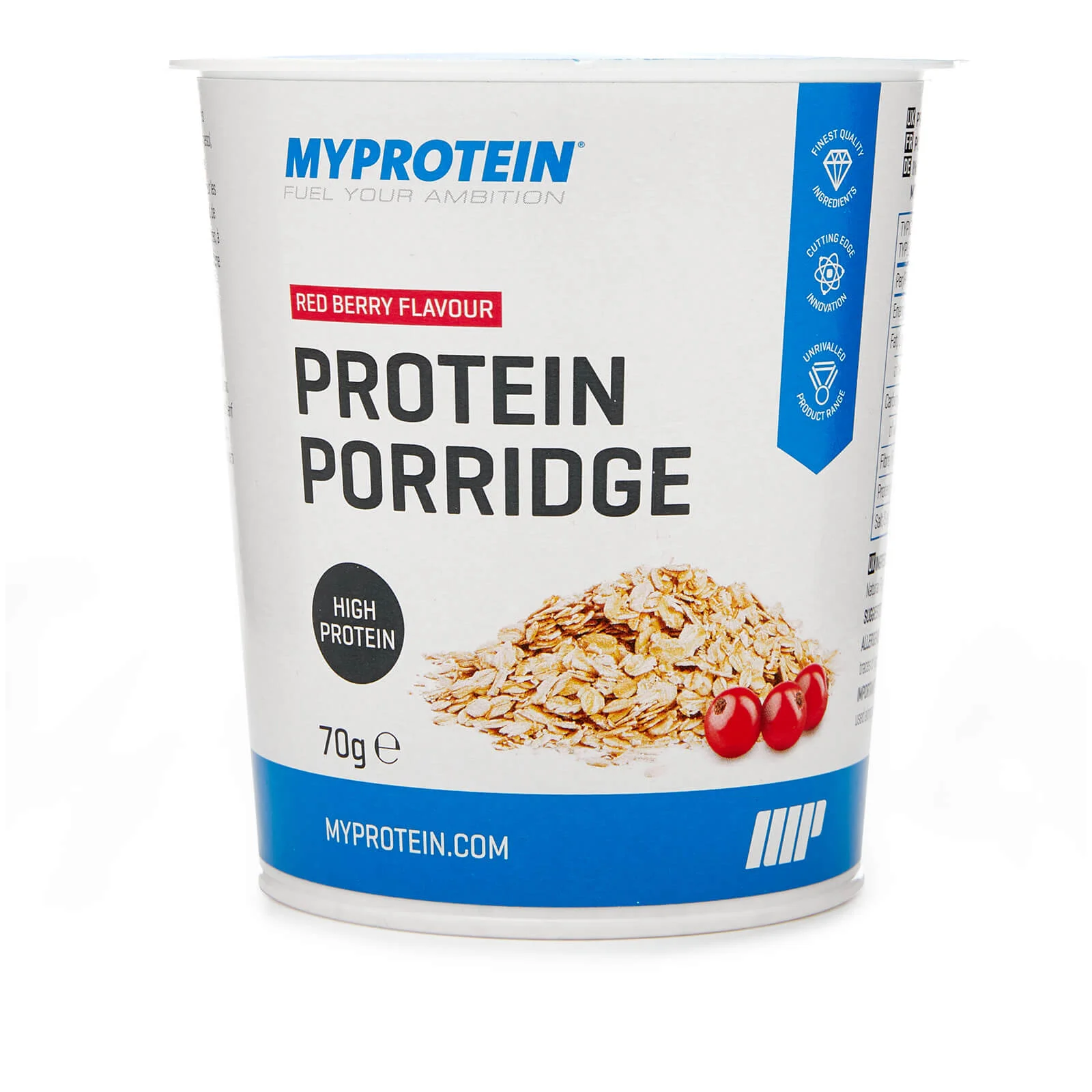 Myprotein Protein Porridge Pot (Sample) - 70g - التوت الأحمر الصورة 1