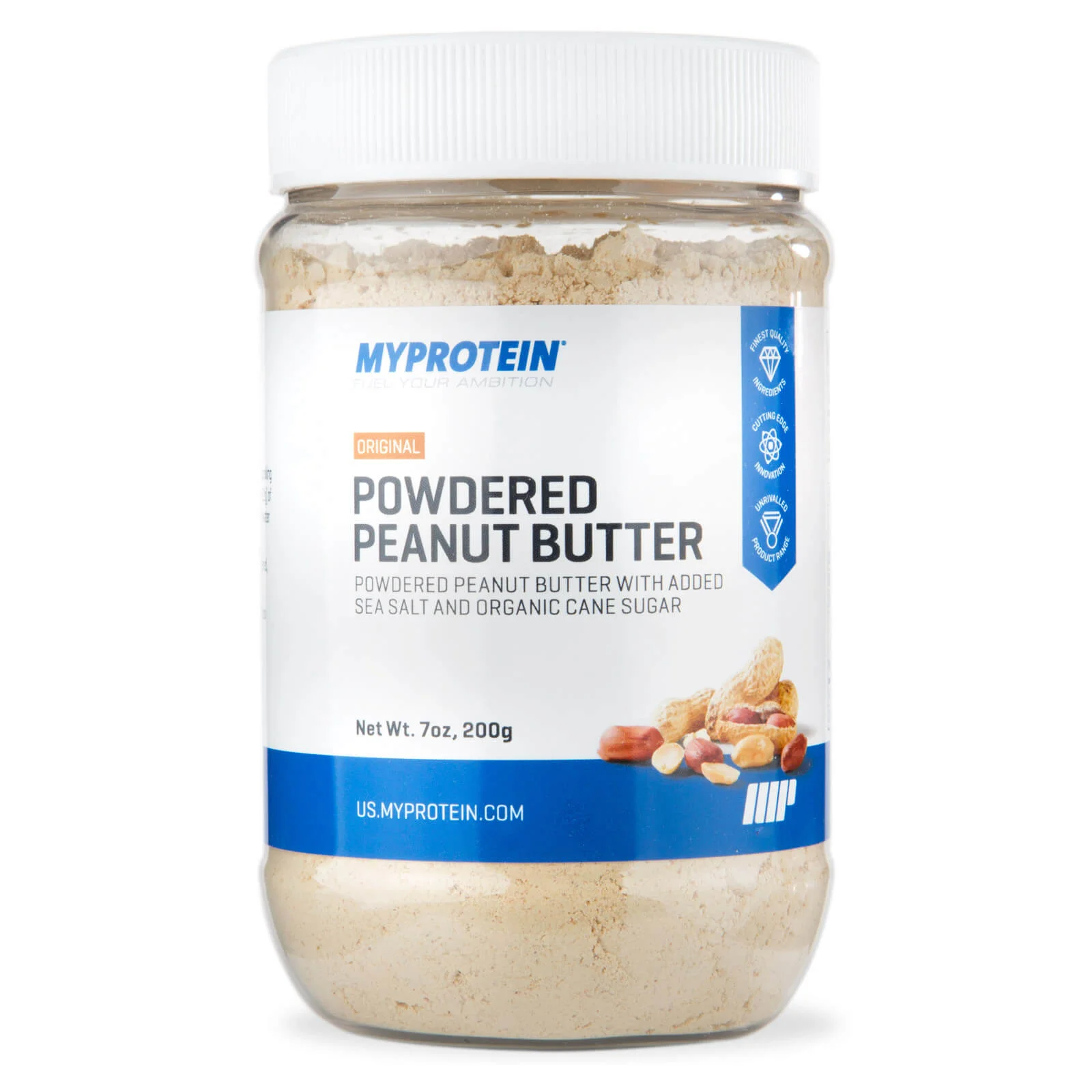 Myprotein Powdered Peanut Butter (USA) - 7Oz - الأصلي الصورة 1