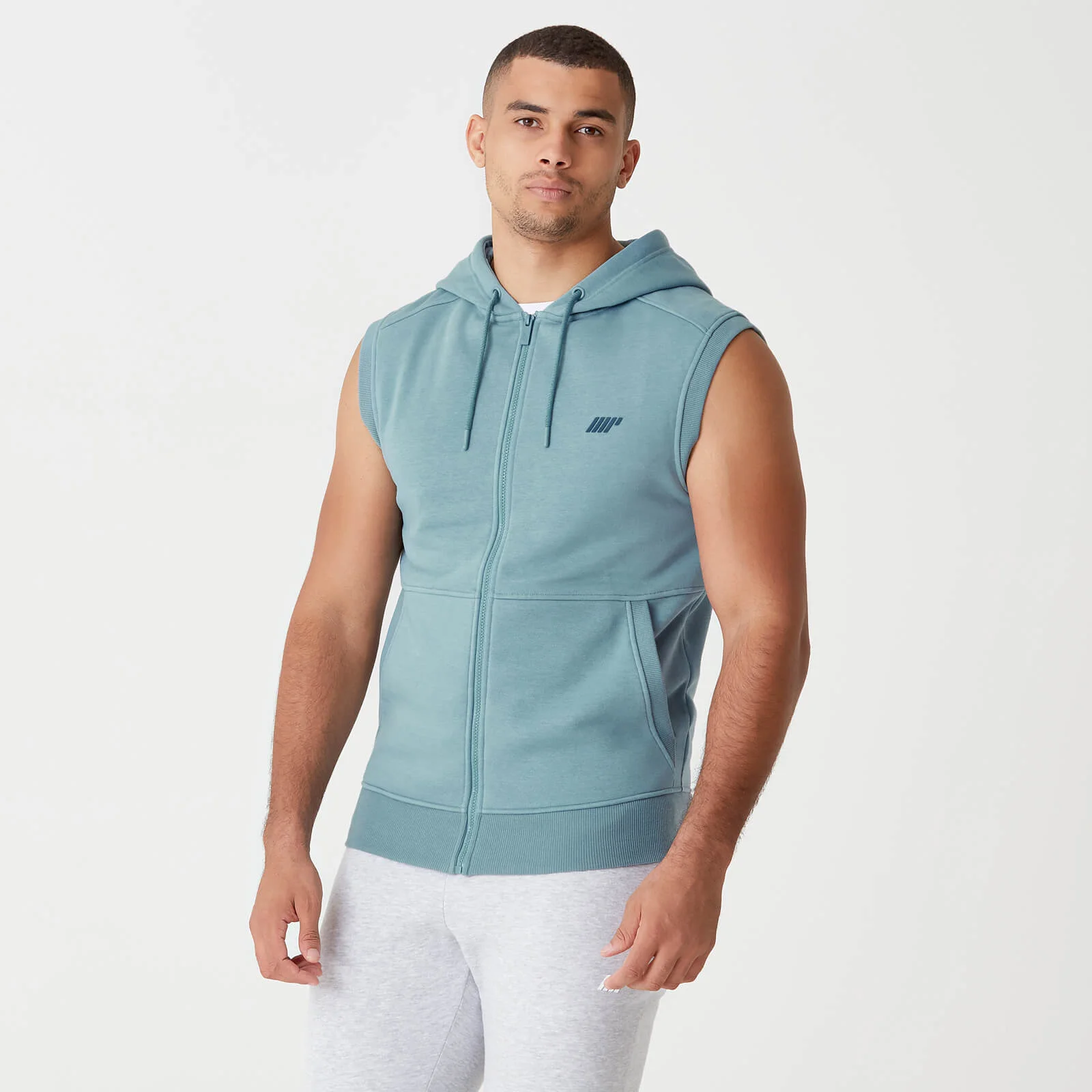 MP Tru-Fit Sleeveless Hoodie 2.0 - Airforce Blue - XS الصورة 1