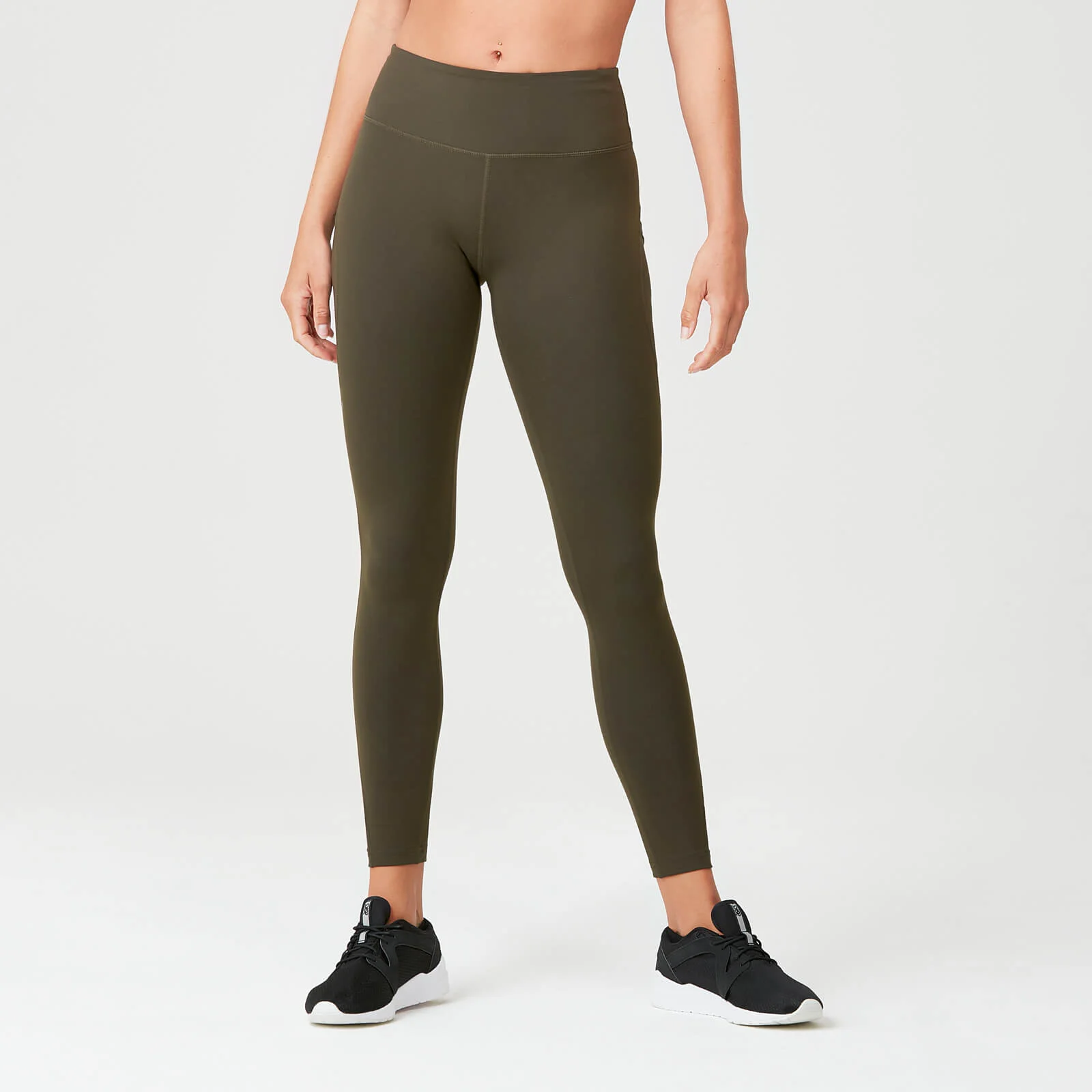 MP Women's Power Mesh Leggings - Dark Khaki - XS الصورة 1