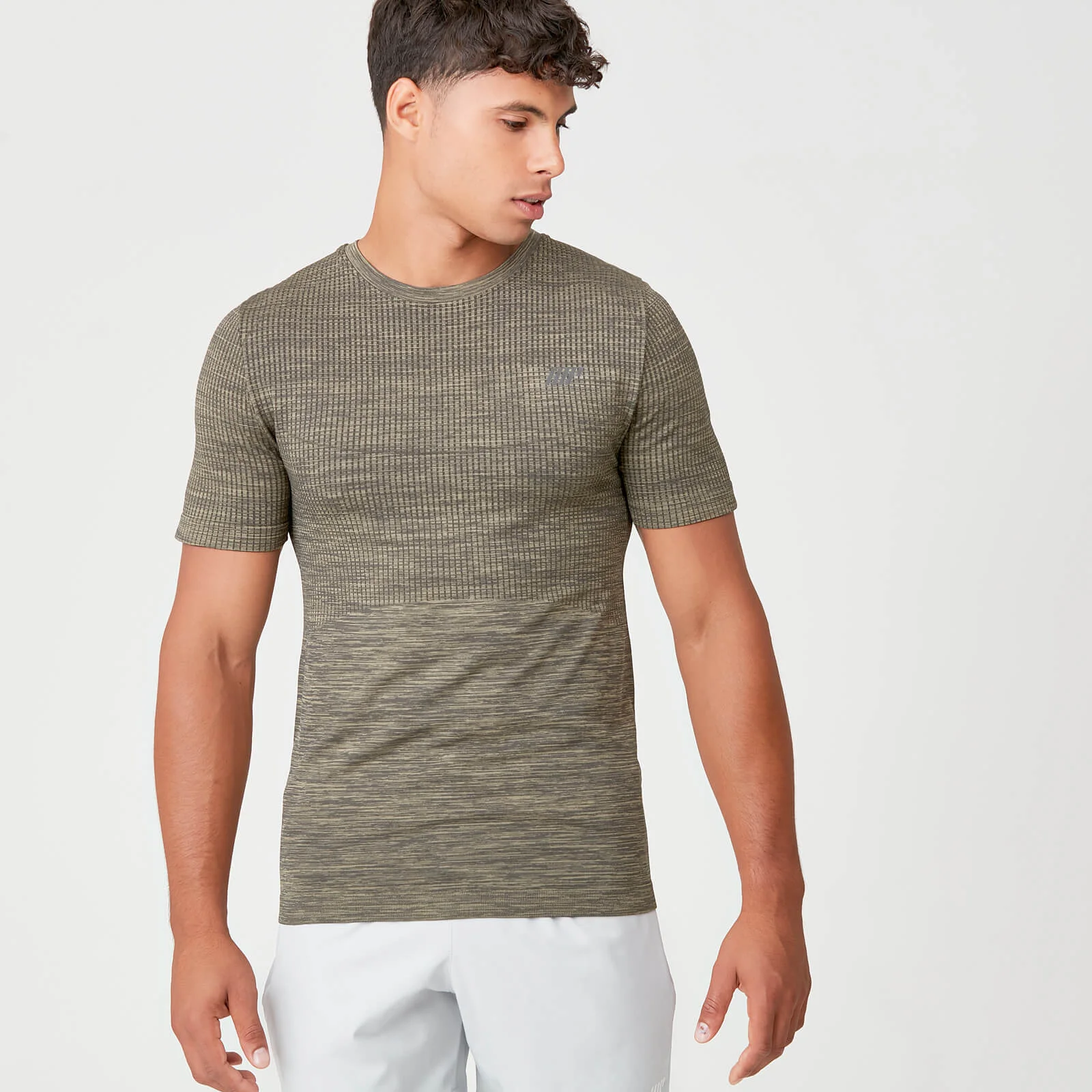 MP Men's Seamless T-Shirt - Light Olive - XS الصورة 1