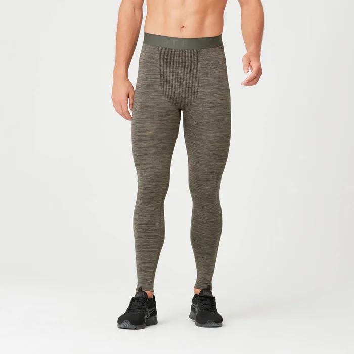 MP Men's Seamless Tights - Petrol Blue