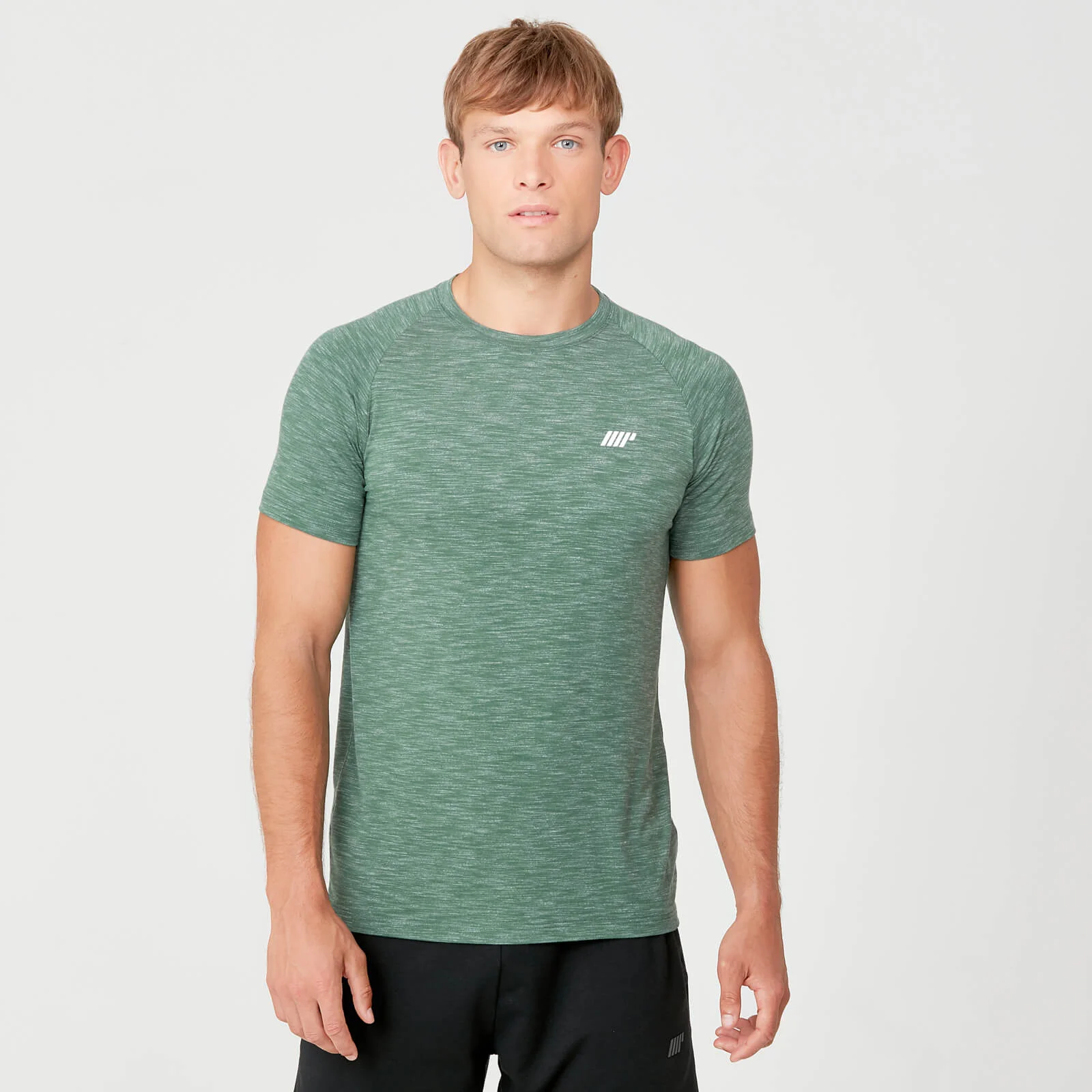 MP Men's Performance T-Shirt - Dark Green Marl - XS الصورة 1