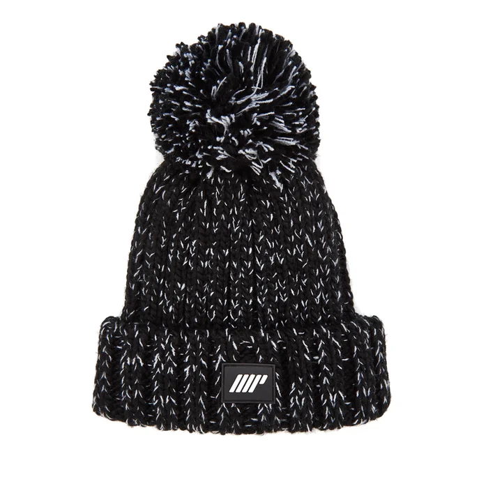 Myprotein Knitted Bobble Hat - Black