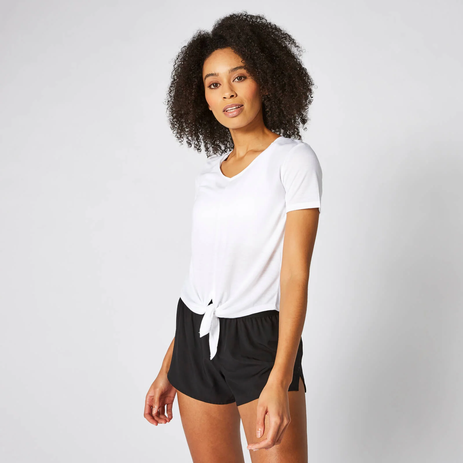 MP Twist Short Sleeve T-Shirt - White - XS الصورة 1