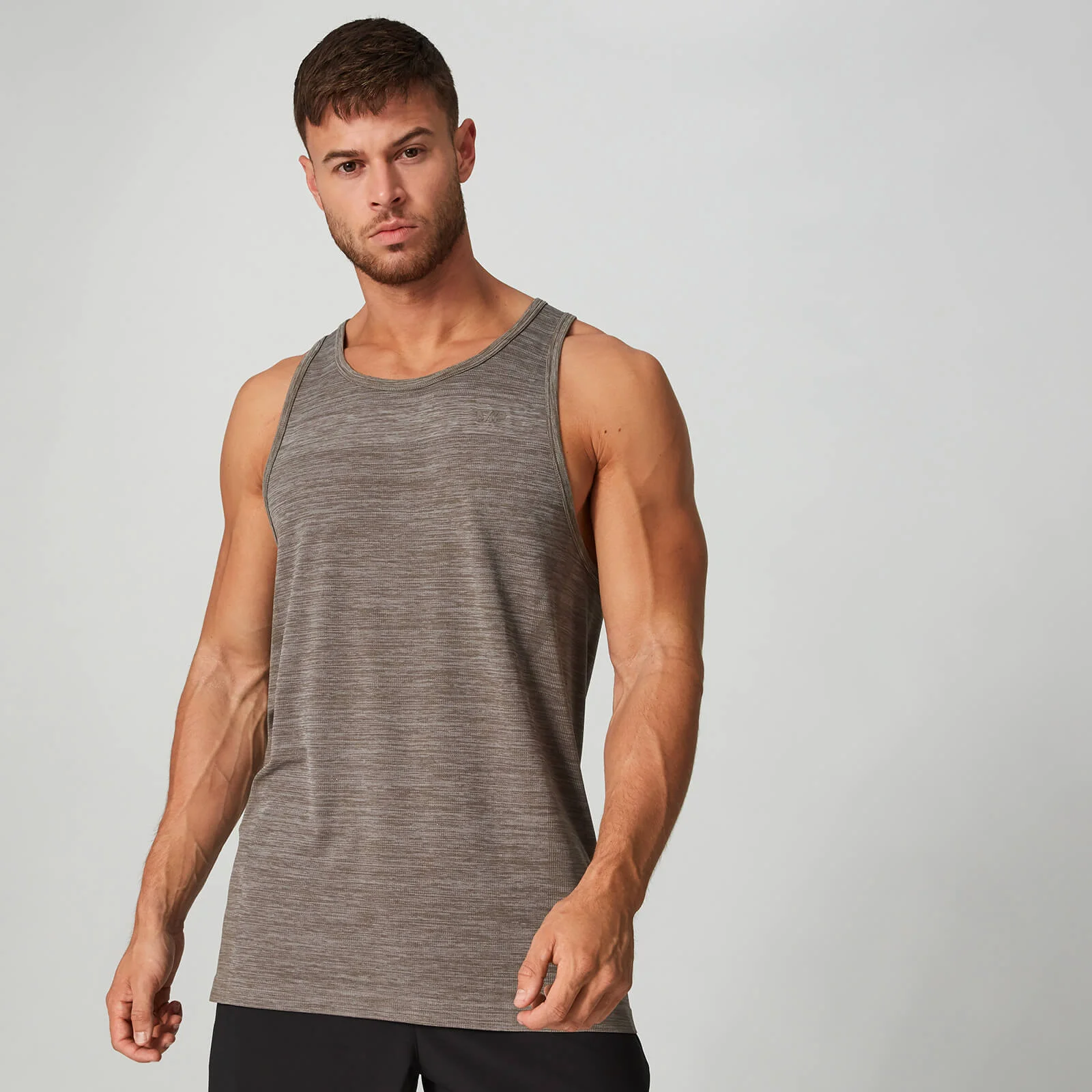 MP Aero-Knitted Tank - Driftwood Marl - XS الصورة 1