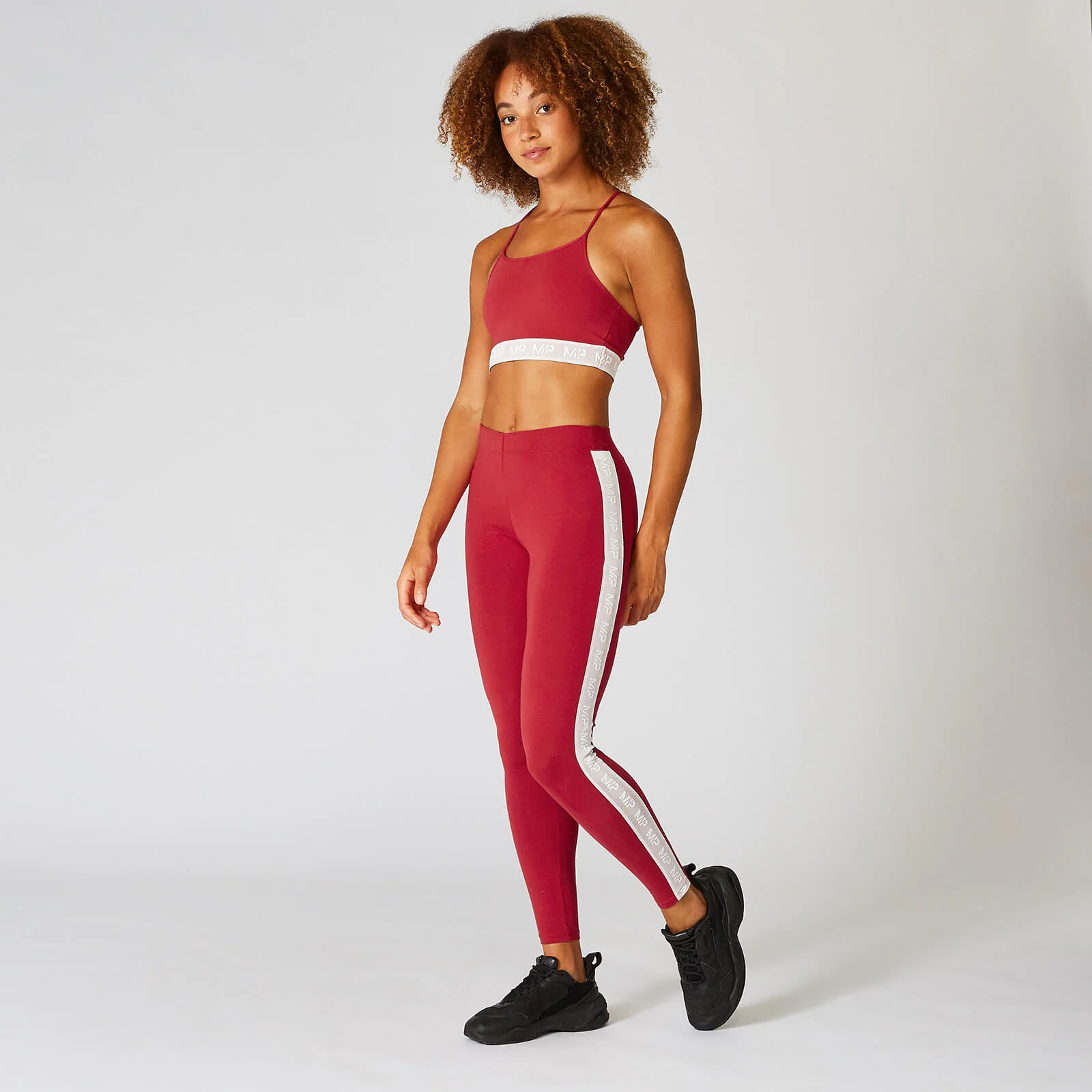 MP Icon Leggings - Crimson - XS الصورة 1