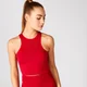 MP Shape Seamless Crop Vest - Crimson