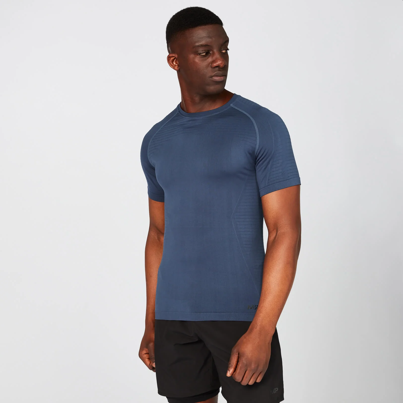 MP Men's Elite Seamless T-Shirt - Indigo - XS الصورة 1