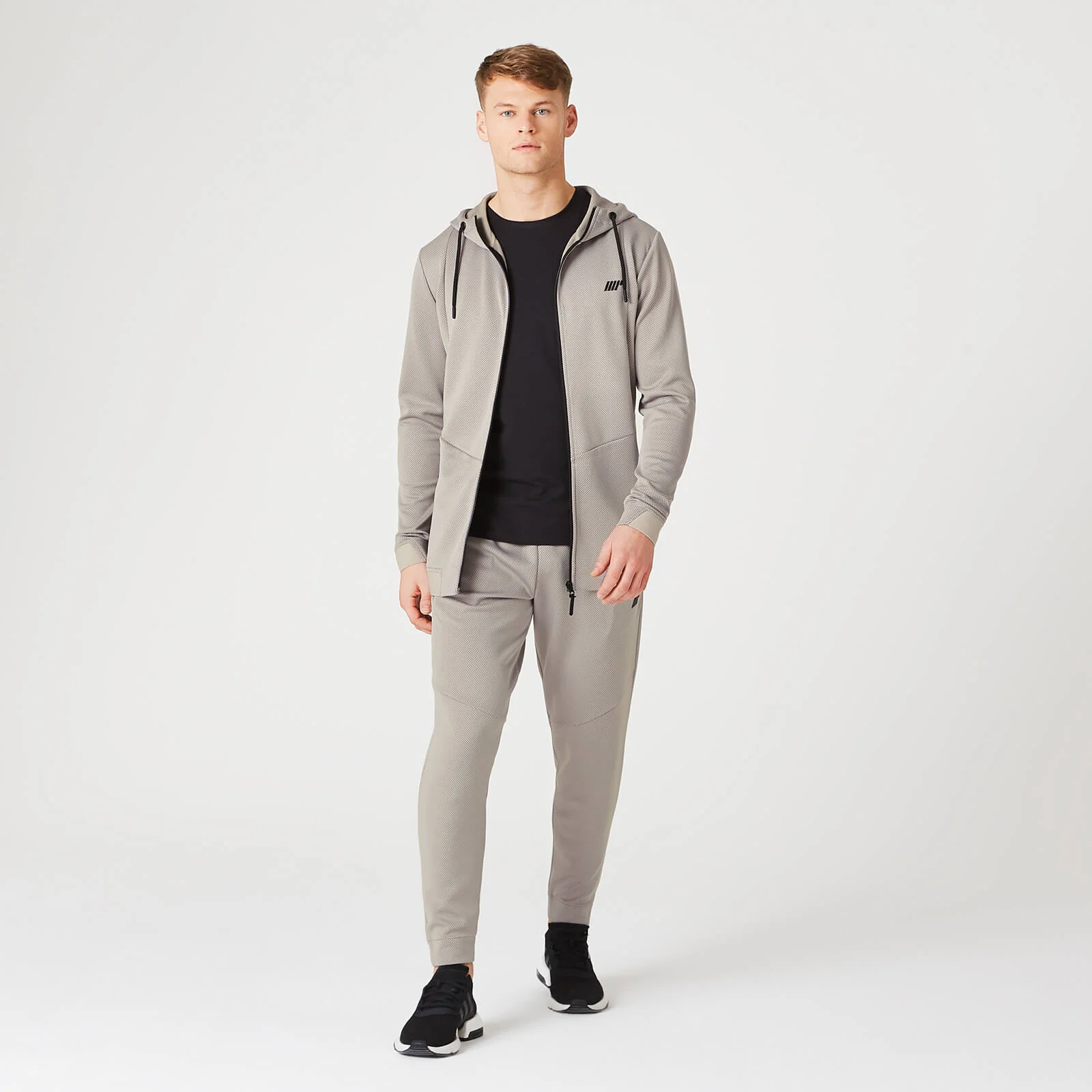 Myprotein Luxe Therma Hoodie – Putty - XS الصورة 1