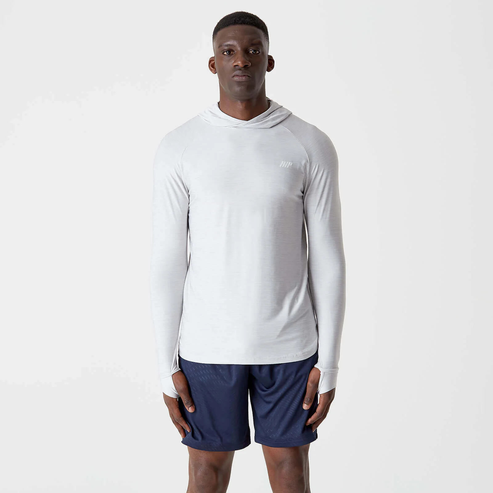 MP Dry-Tech Infinity Hoodie – Silver - XS الصورة 1