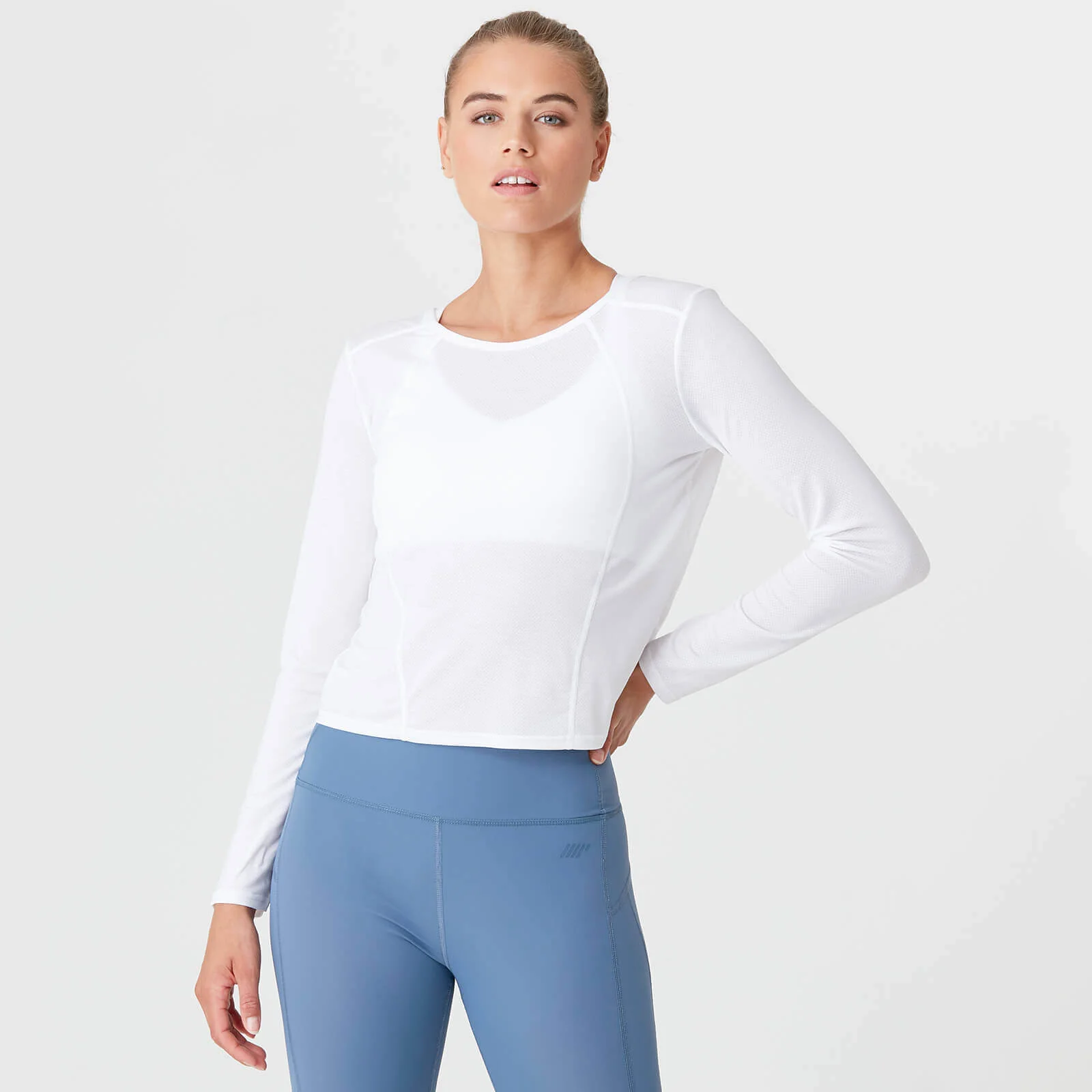 Myprotein Dry Tech Long Sleeve T-Shirt - White - XS الصورة 1
