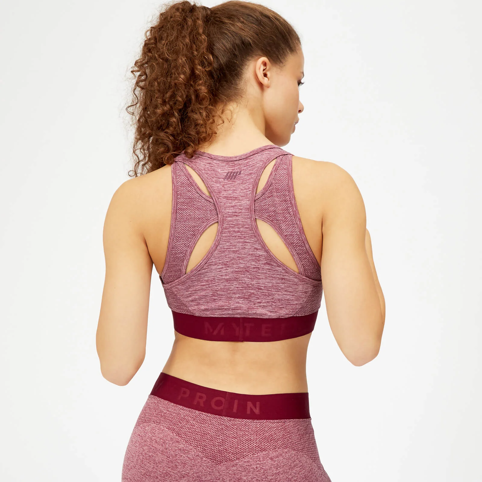 Myprotein Inspire Seamless Sports Bra - Dusty Rose - XS - وردي مغبر الصورة 1