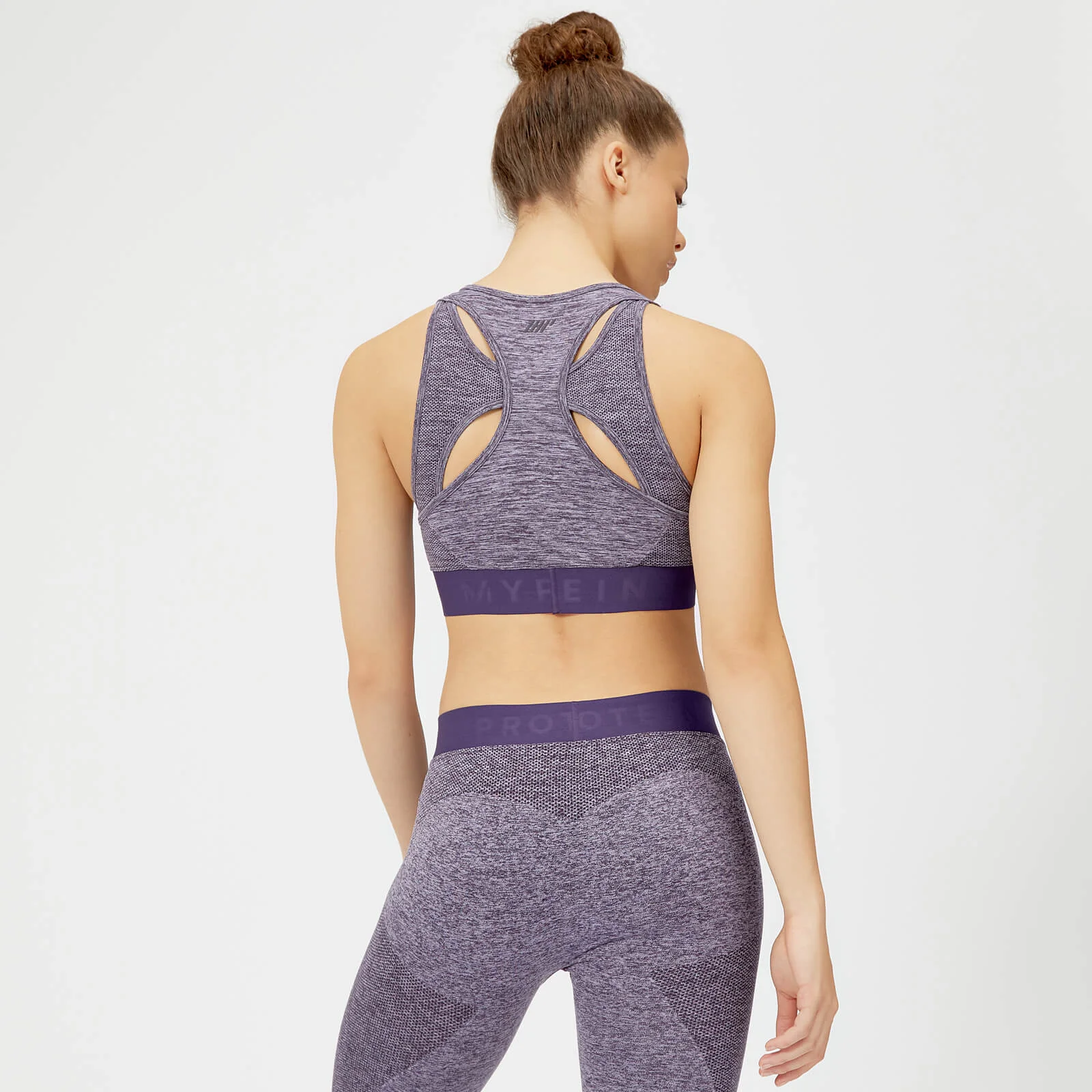 MP Women's Inspire Seamless Sports Bra - Purple - XS الصورة 1