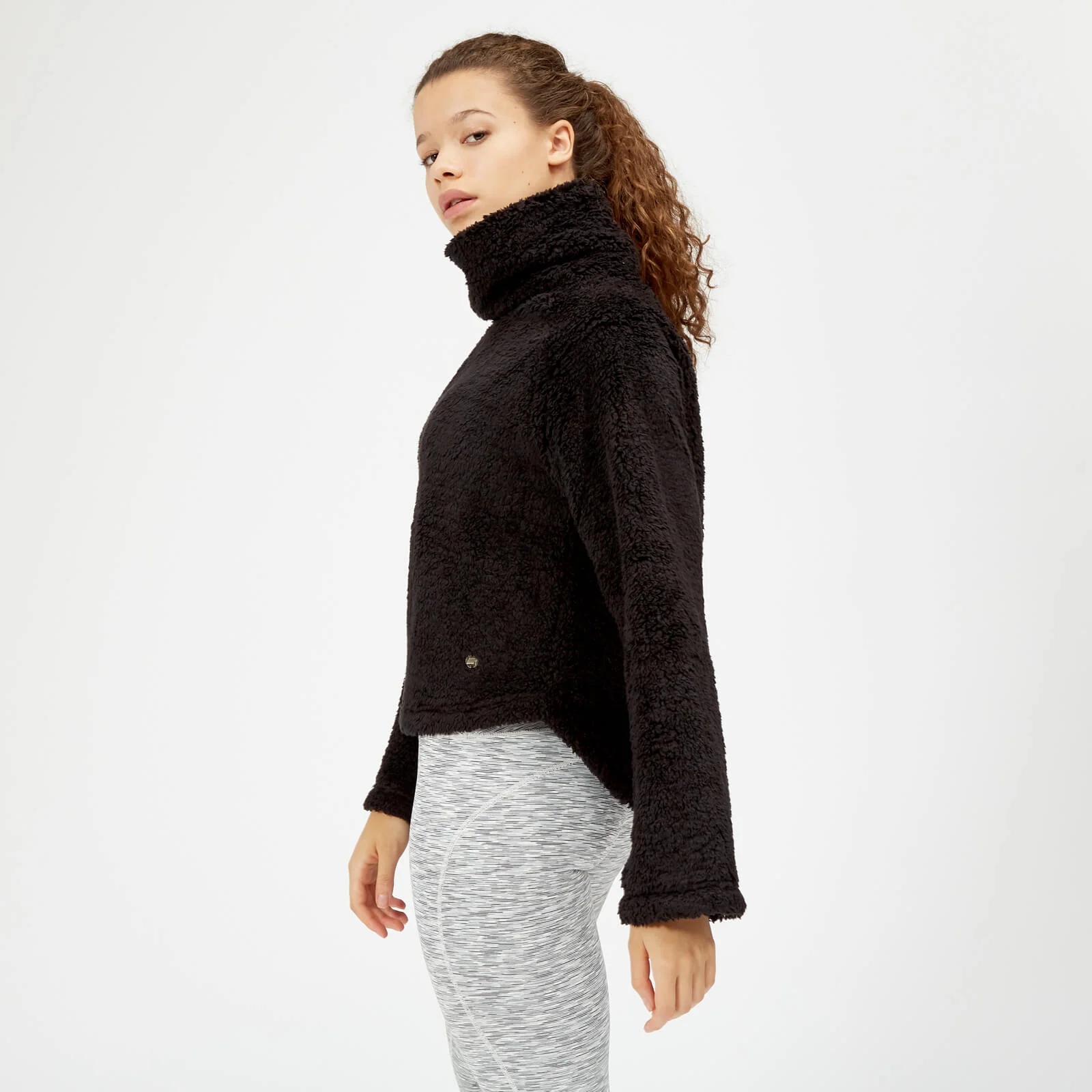 Myprotein Fashion Sherpa Hoody - Black - XS الصورة 1