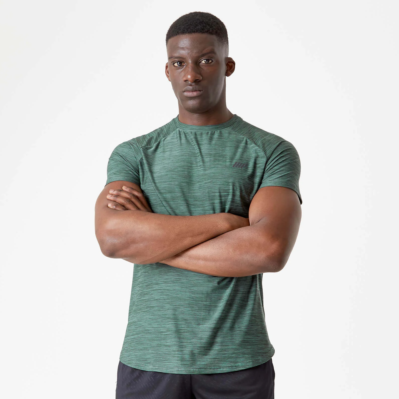 Myprotein Dry-Tech Infinity T-Shirt - Pine Marl - XS الصورة 1