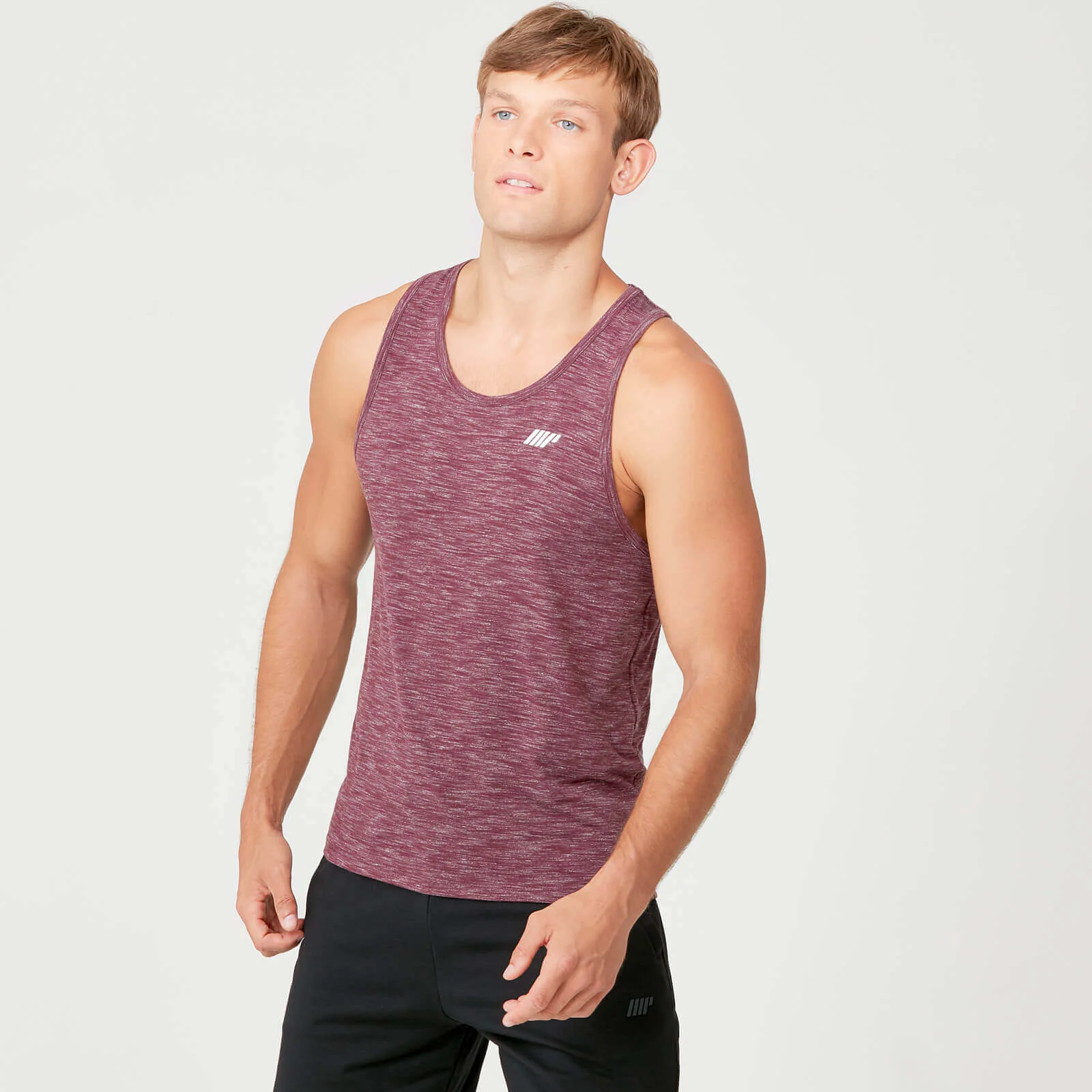 Myprotein Performance Tank Top - Burgundy Marl - XS الصورة 1