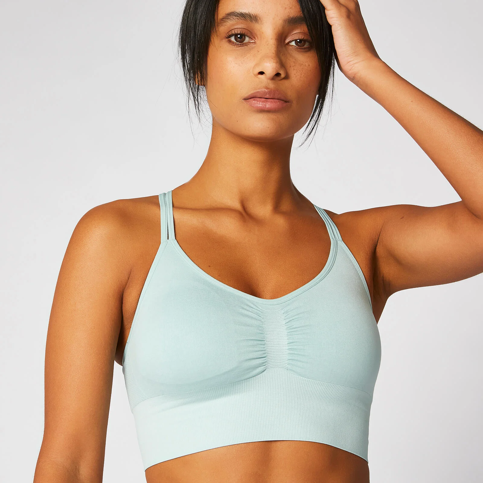 Myprotein Shape Seamless Sports Bra - Seafoam - XS الصورة 1
