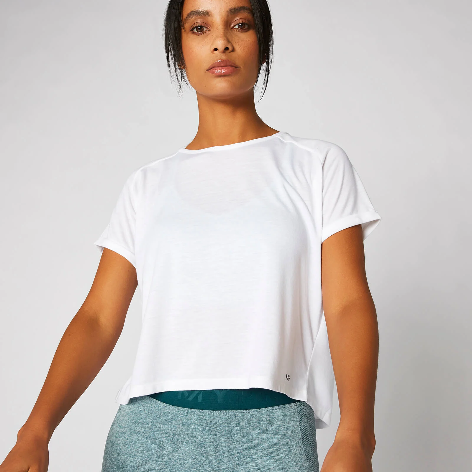 Myprotein Fly Cropped T-Shirt - White - XS الصورة 1
