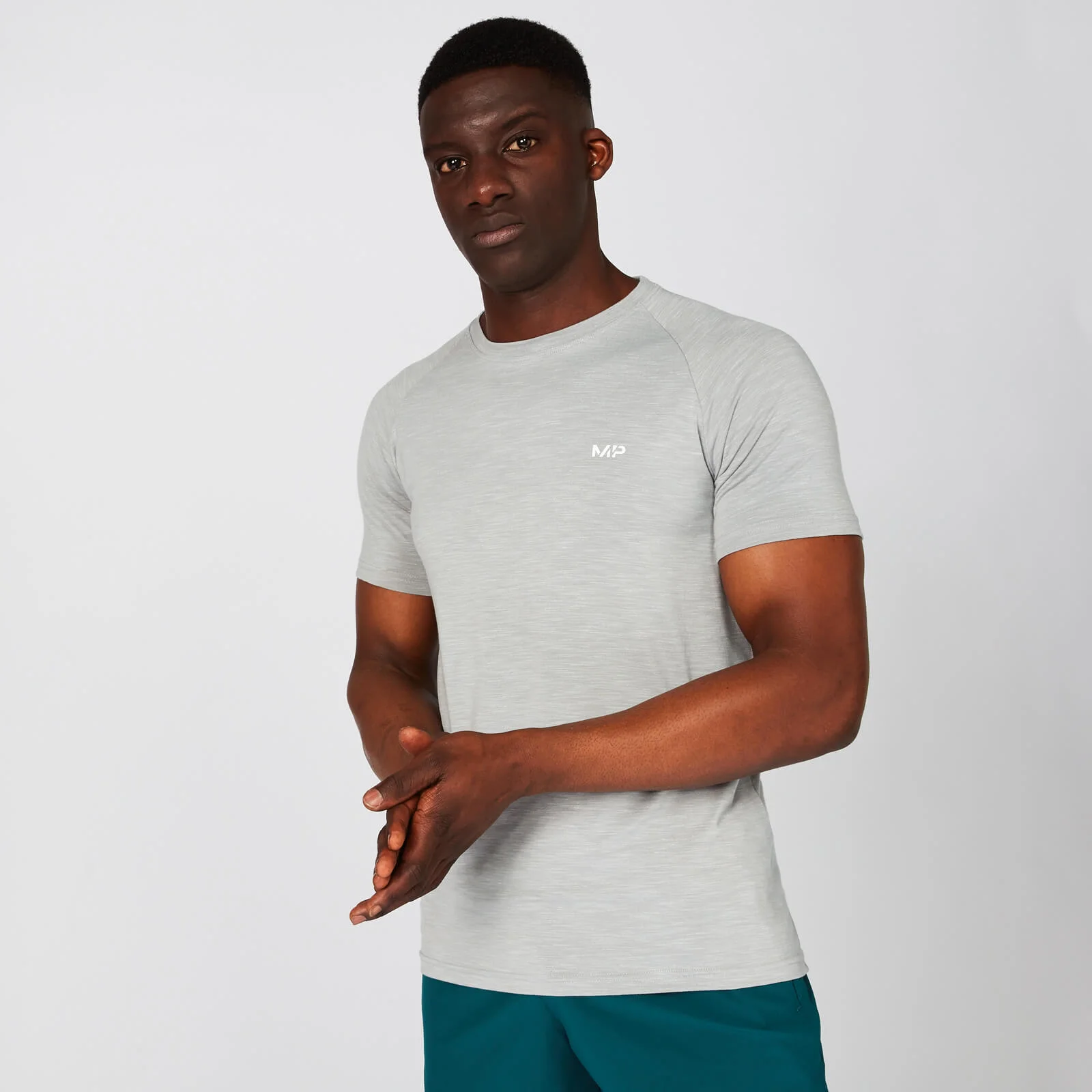 MP Men's Performance T-shirt - Chrome Marl - S الصورة 1