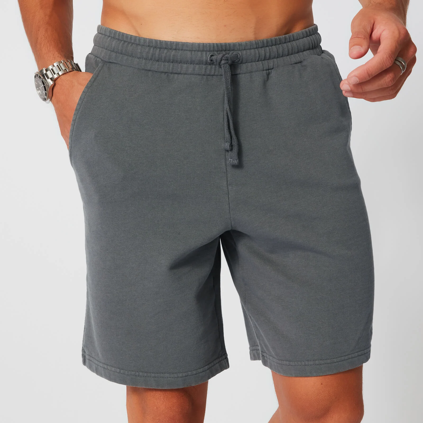 MP Men's Washed Sweat Shorts - Carbon - XS الصورة 1