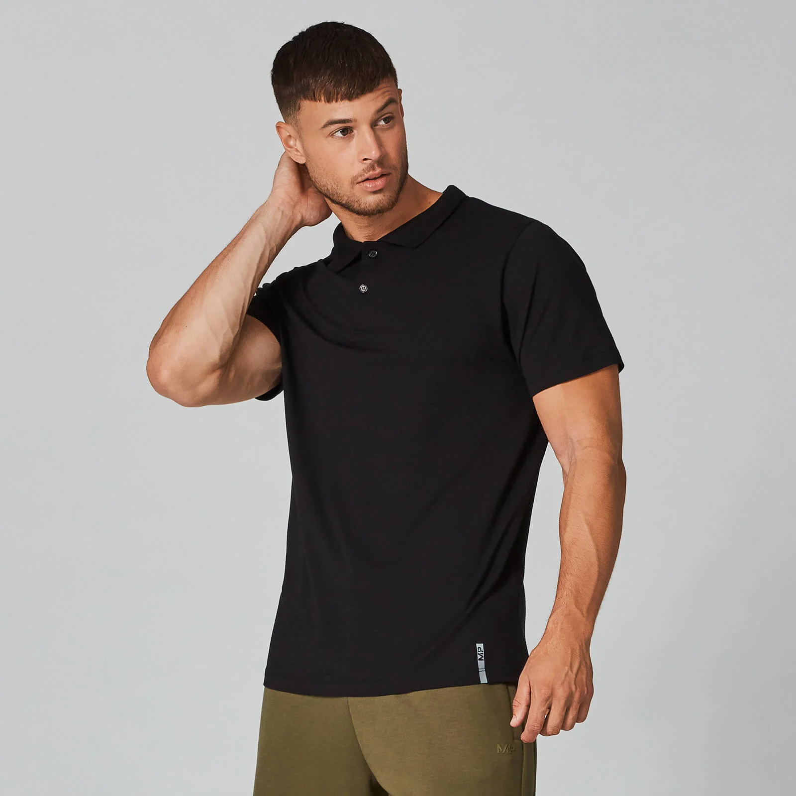 MP Luxe Classic Polo Shirt - Black - XS الصورة 1