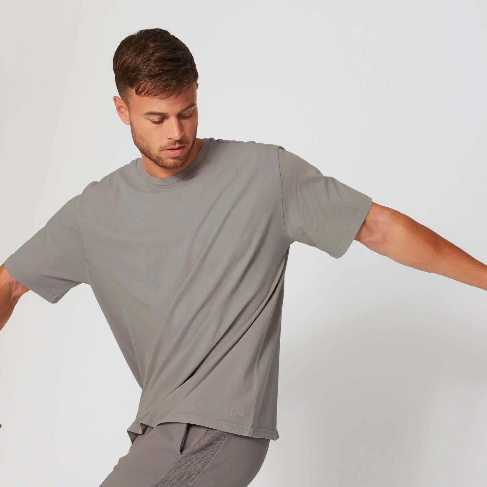 MP Washed T-Shirt - Quarry - XS الصورة 1