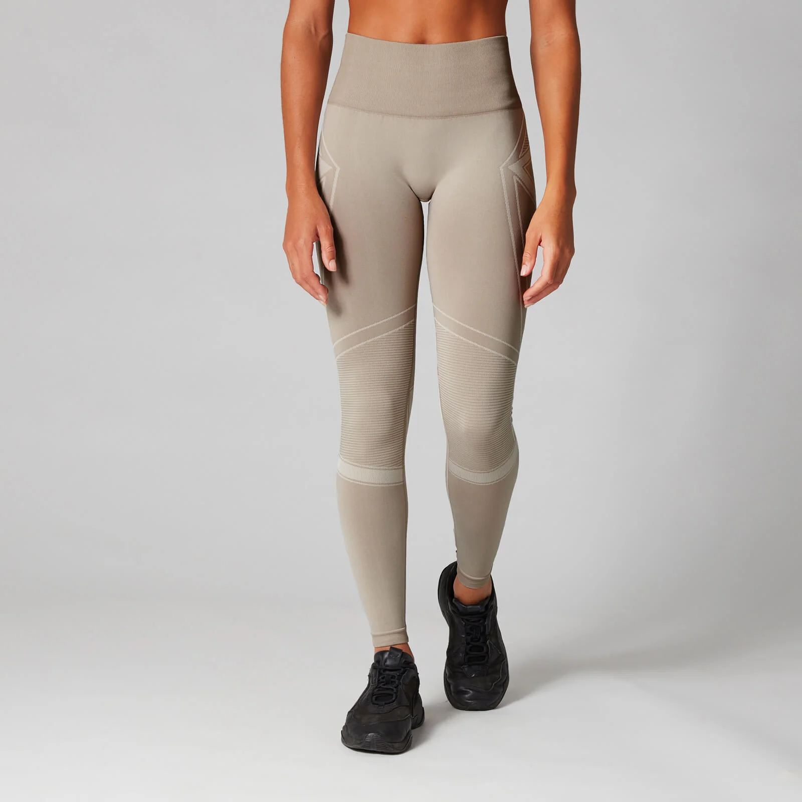 MP Women's Seamless Ultra Tonal Leggings - Sesame/Moonbeam - XS الصورة 1