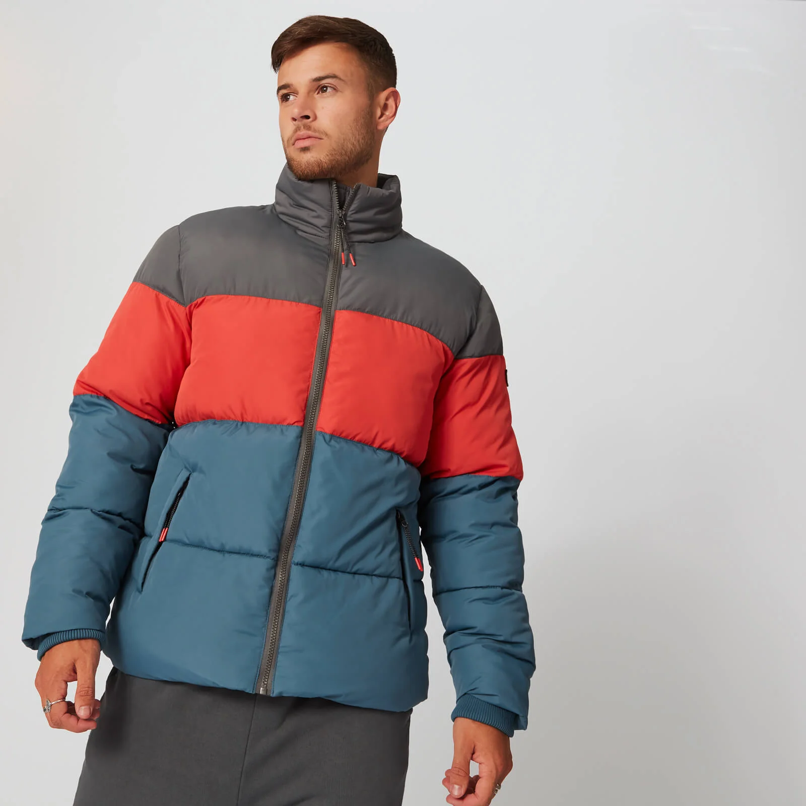 MP Men's Colour Block Puffer Jacket - Diesel - XS الصورة 1