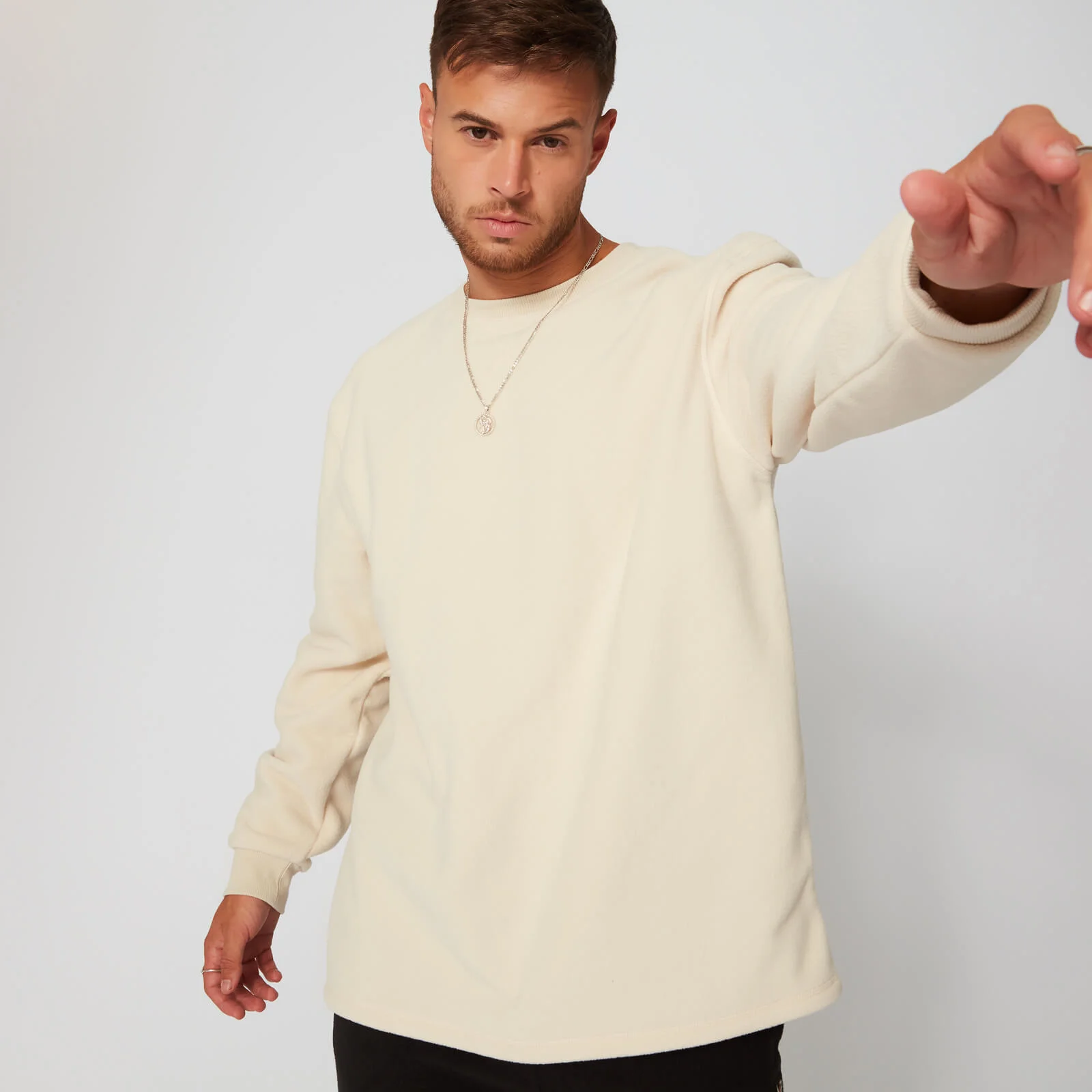 MP Men's Keep Warm Crew - Ecru - XS الصورة 1