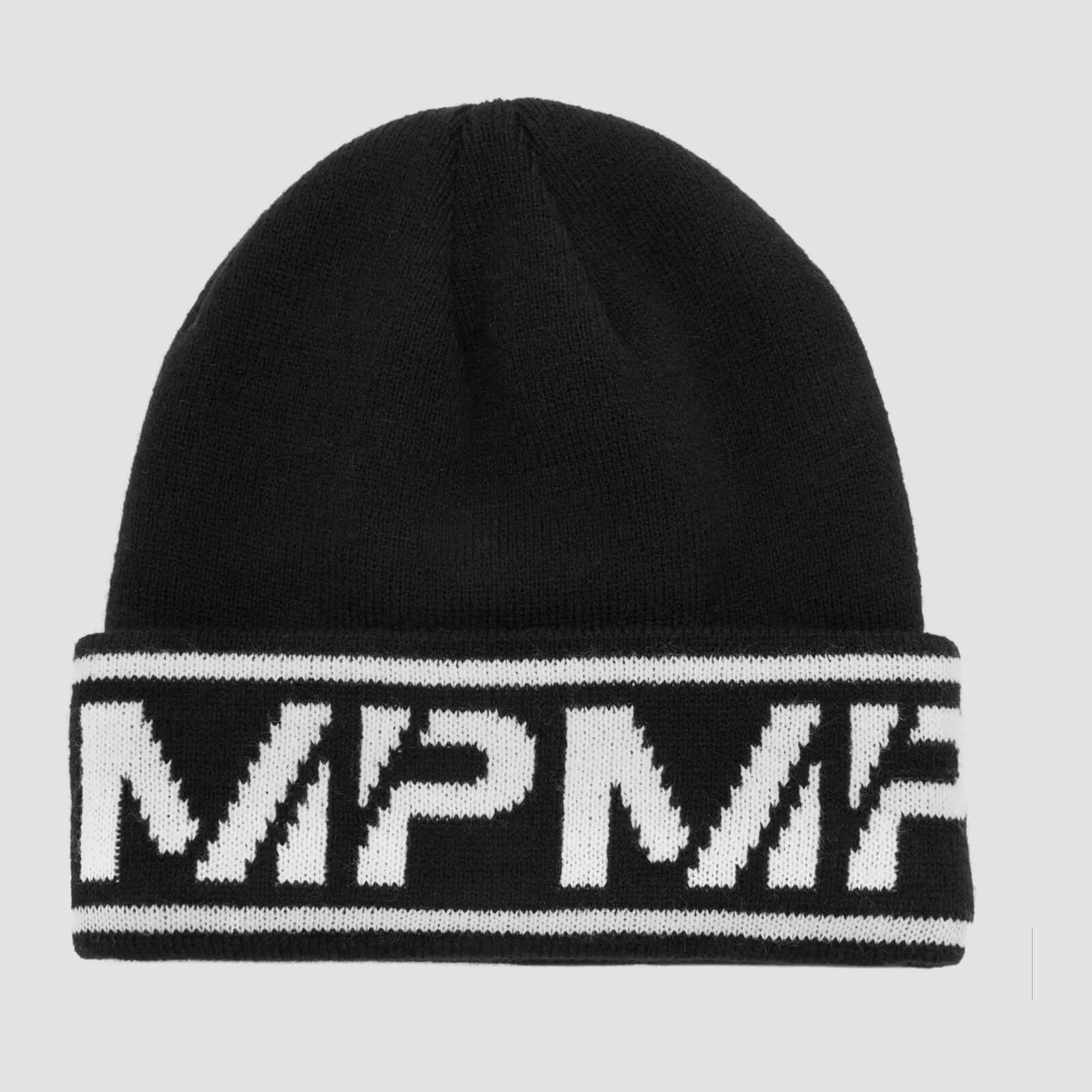 MP Logo Beanie Hat - Black الصورة 1