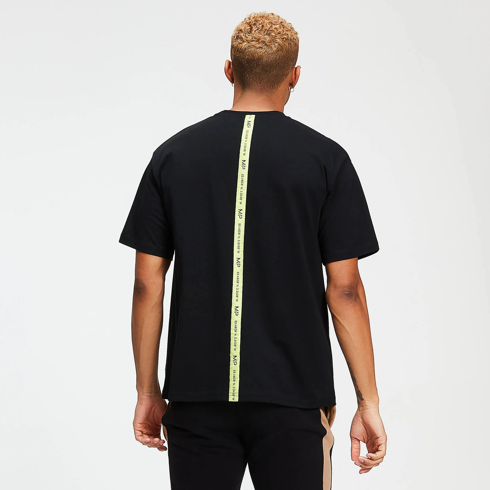 MP Rest Day Men's Tape T-Shirt - Black - XS الصورة 1