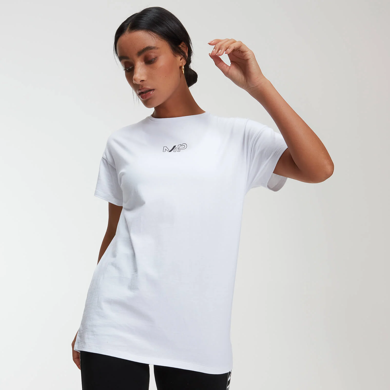MP Power Women's Oversized T-Shirt - White - XS الصورة 1