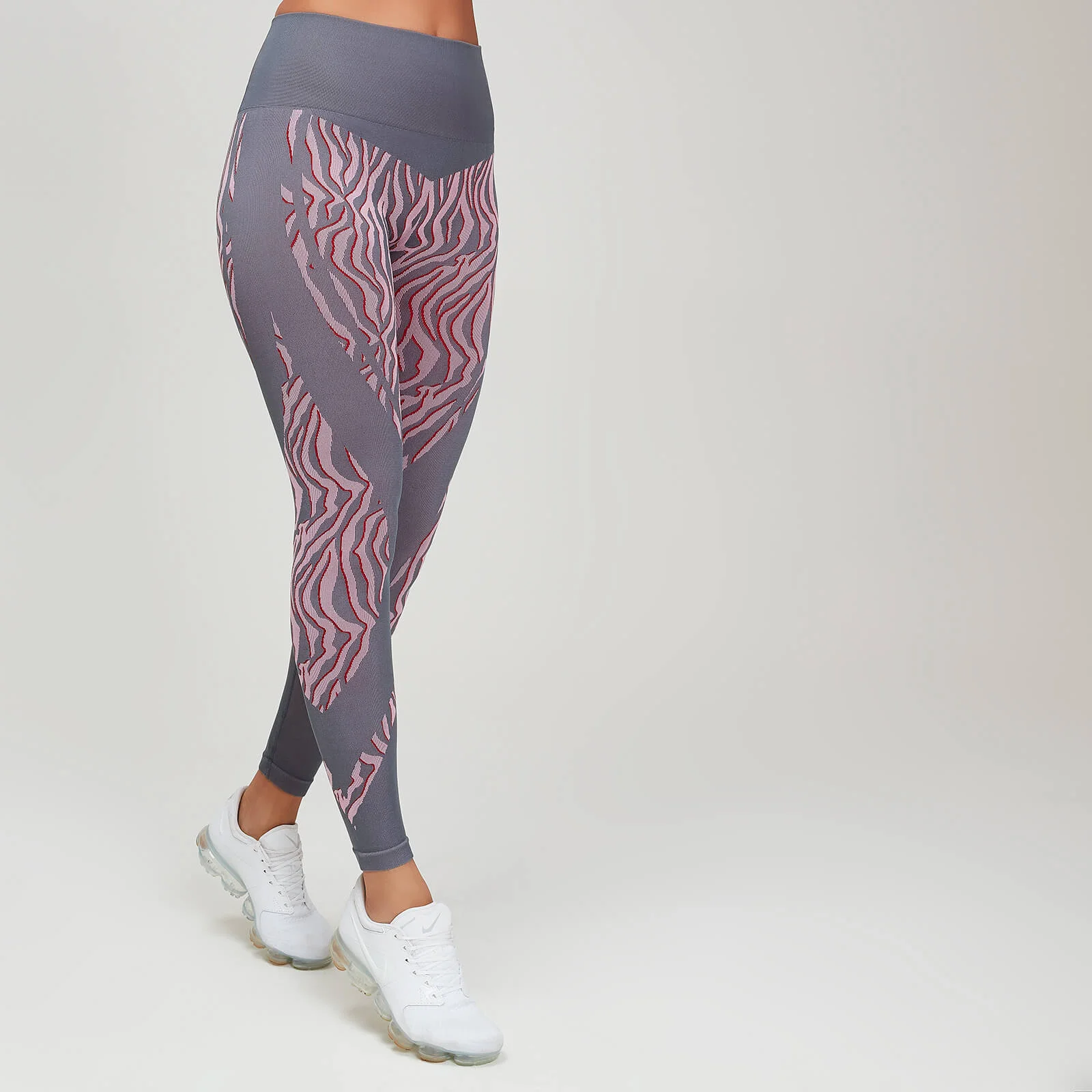 MP Animal Zebra Seamless Women's Leggings - Candy/Slate - XS الصورة 1