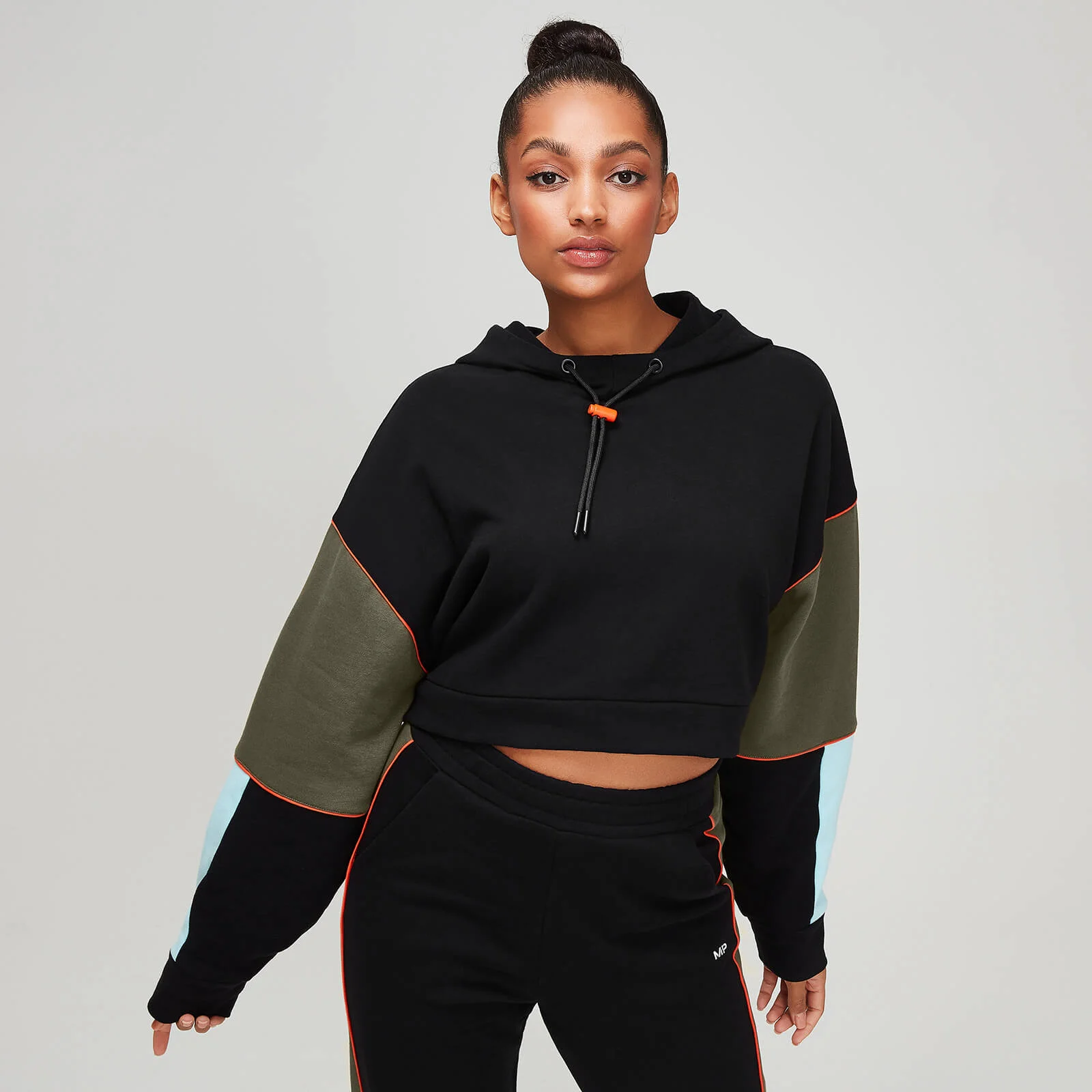 MP Rest Day Women's Cropped Hoodie - Black - XS الصورة 1