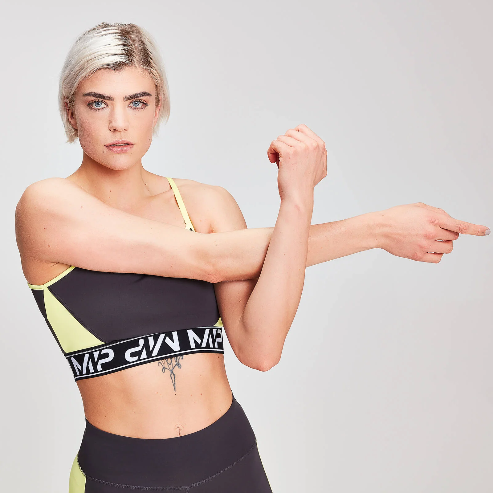 MP Essentials Training Women's Sports Bra - Slate - XS الصورة 1