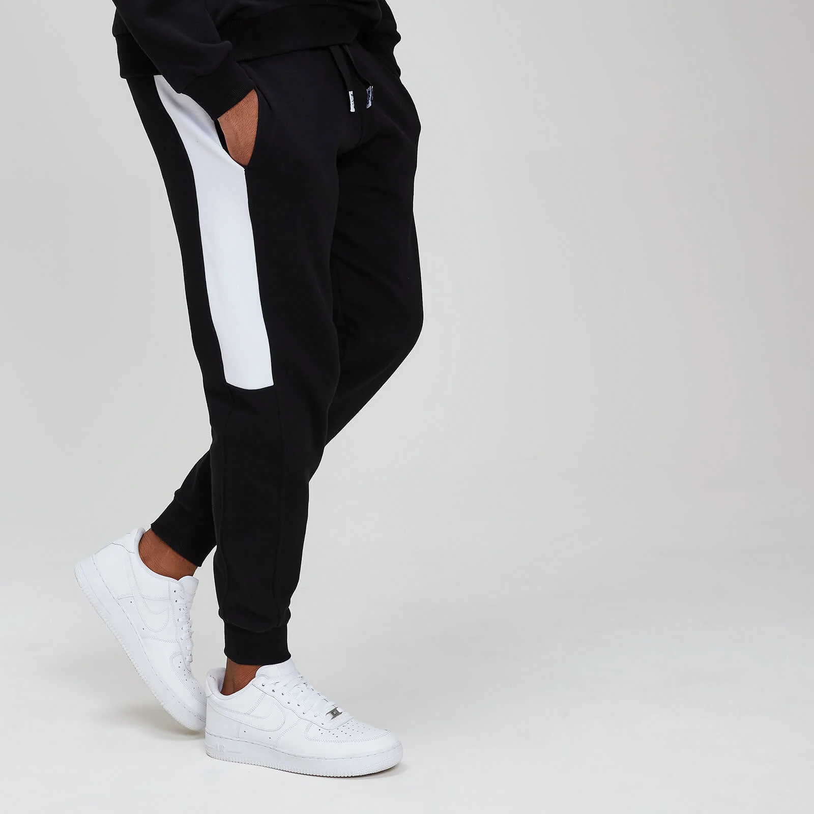 MP Rest Day Men's Stripe Joggers - Black - XS الصورة 1