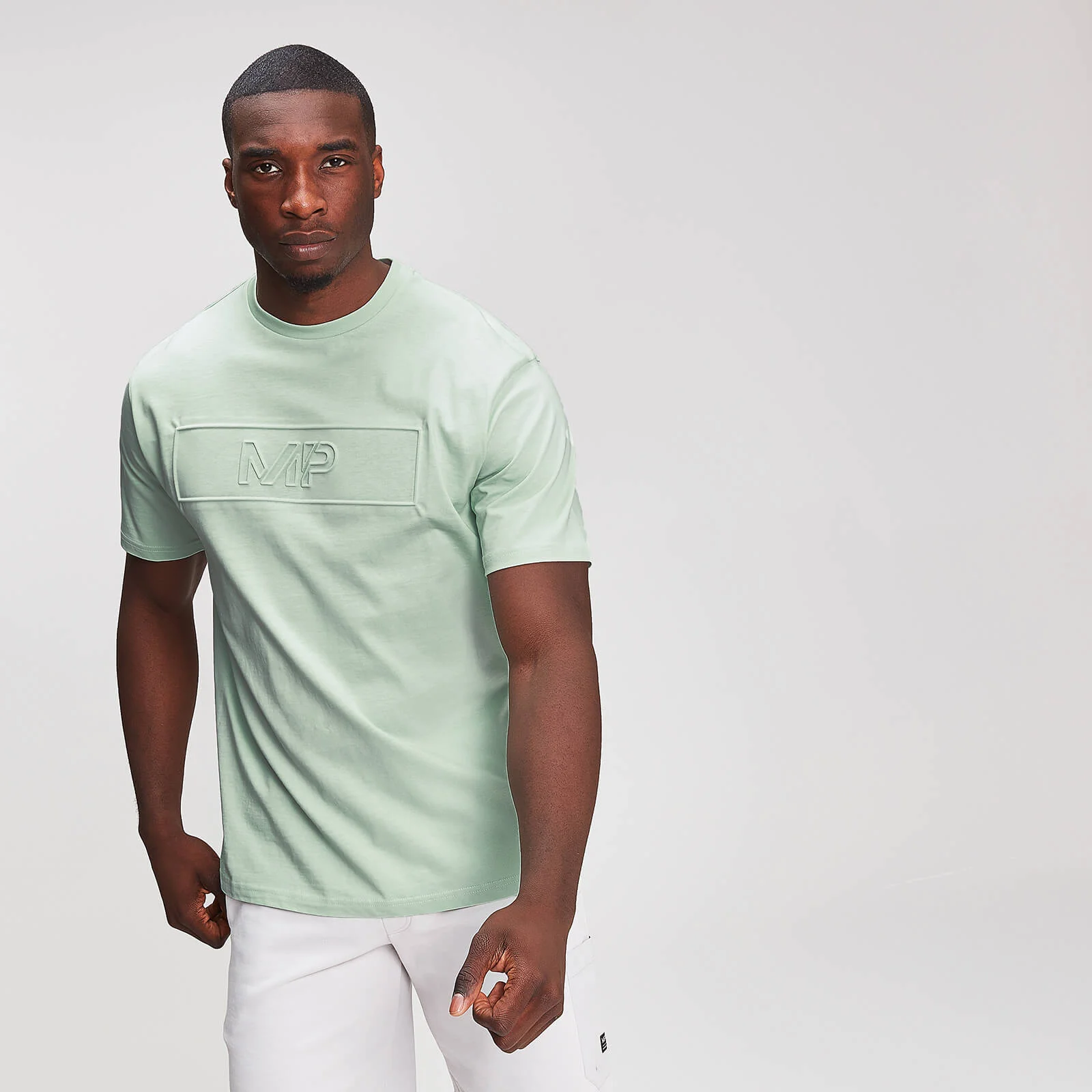 MP Men's Graphic Embossed T-Shirt - Mint - XS الصورة 1