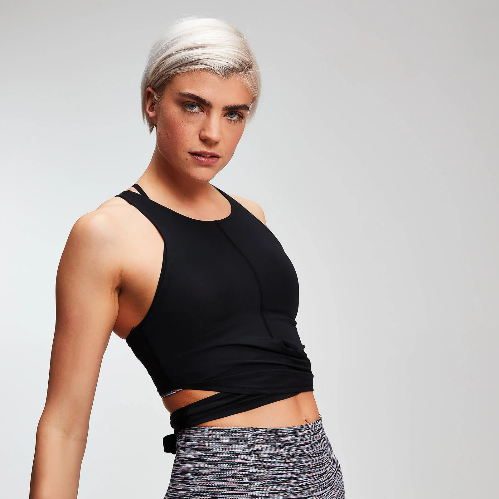MP Women's Power Tie Around Vest - Black - XS الصورة 1