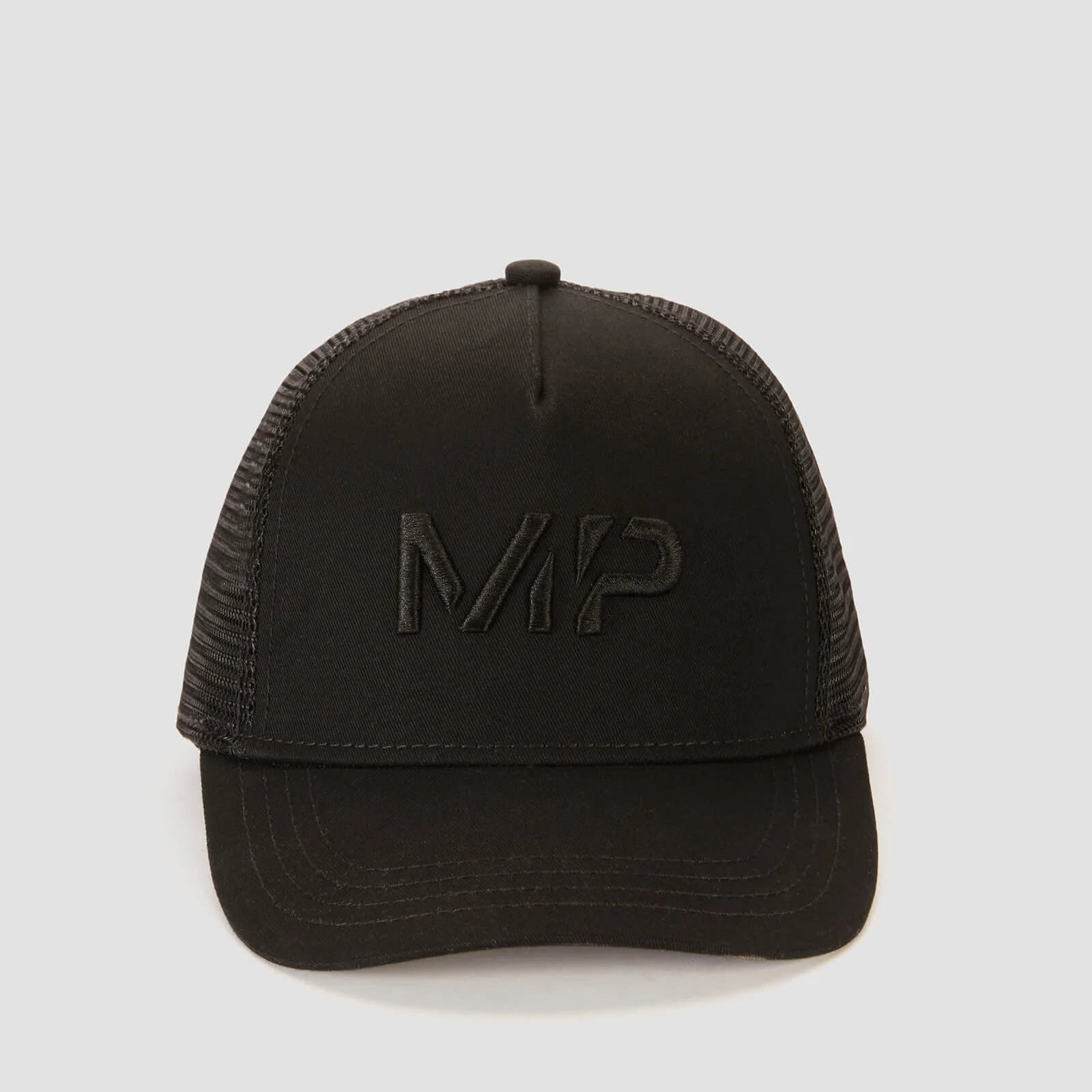 كاب Trucker المزيّن بعلامة MP - أسود الصورة 1