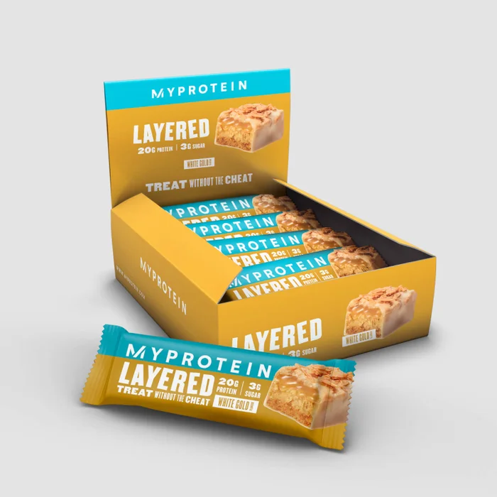 Myprotein Retail Layer Bar - White Gold