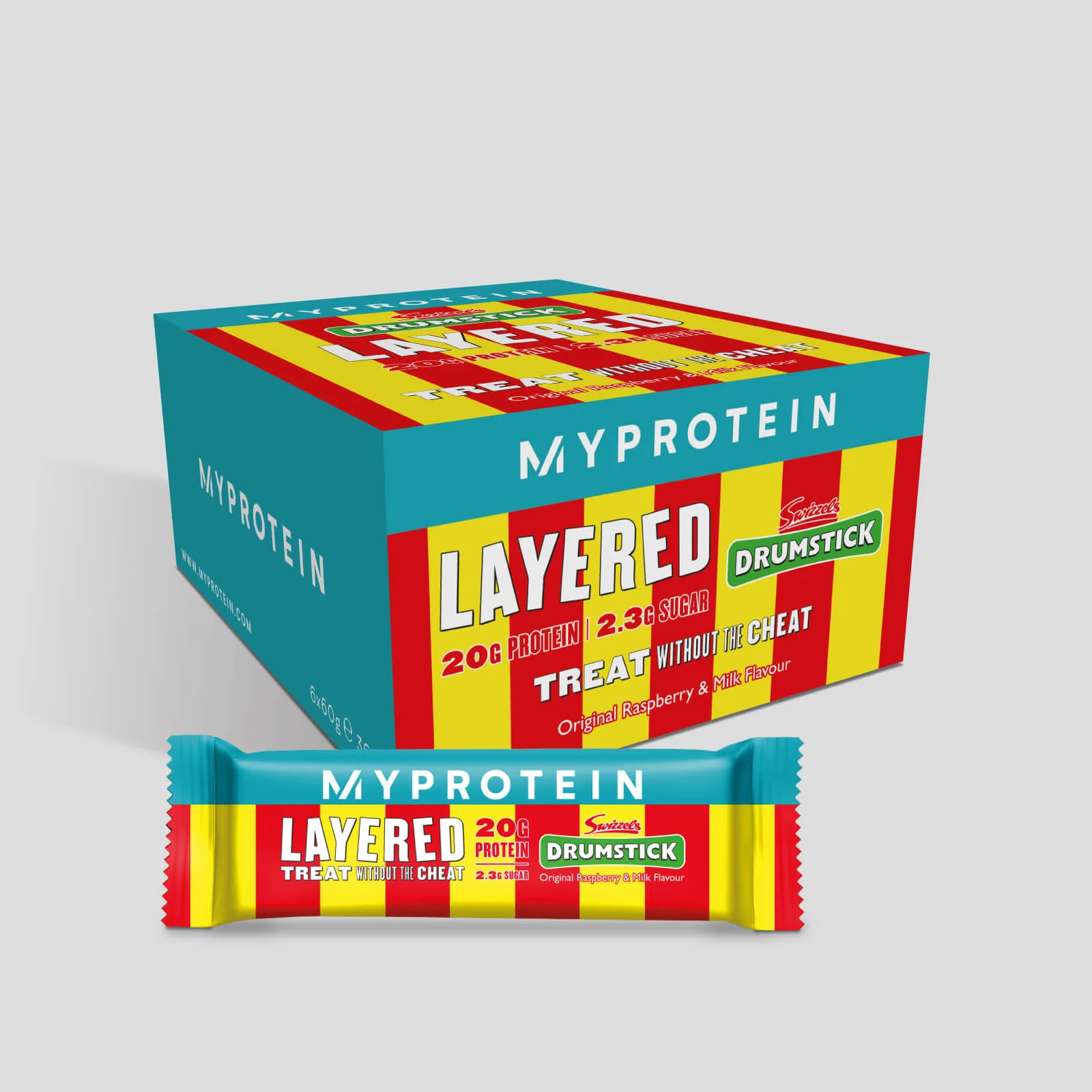 Layered Protein Bar — Drumstick - Swizzels Refreshers الصورة 1