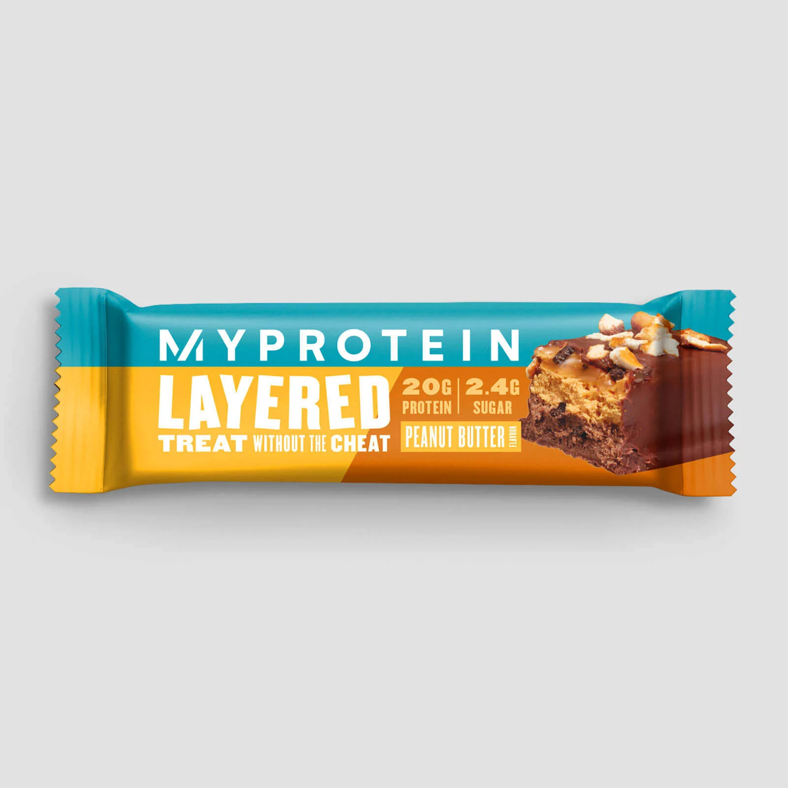 Layered Protein Bar (Sample) - 60g - فول سوداني الصورة 1